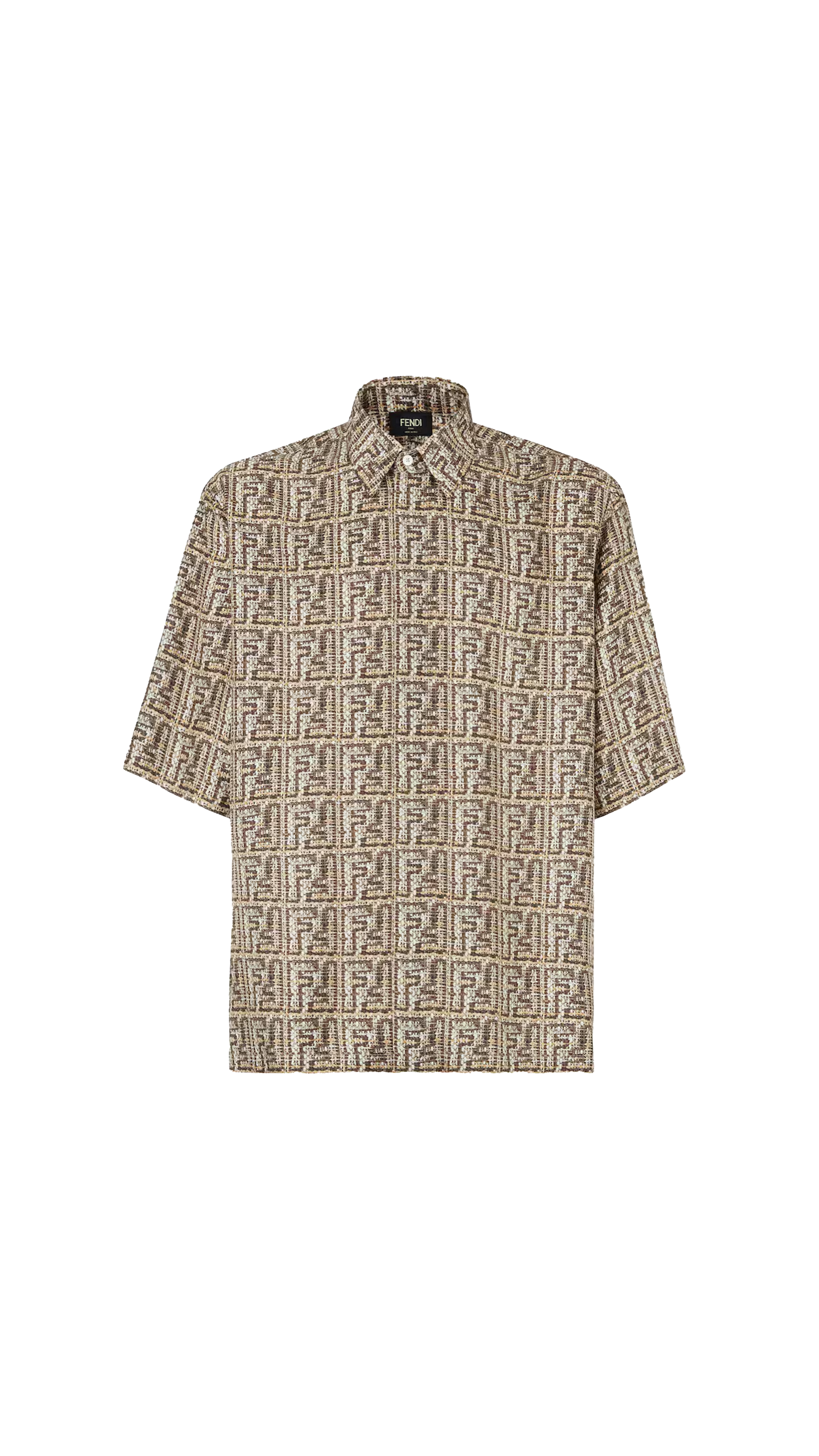 FF Silk Shirt - Beige