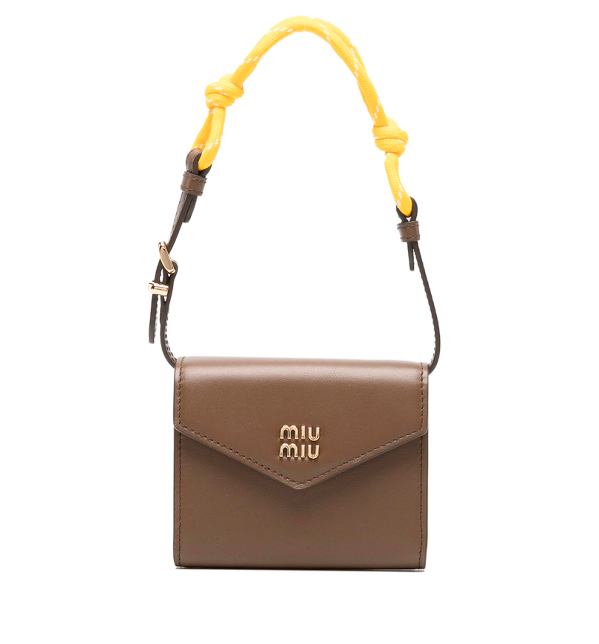 Leather shoulder wallet