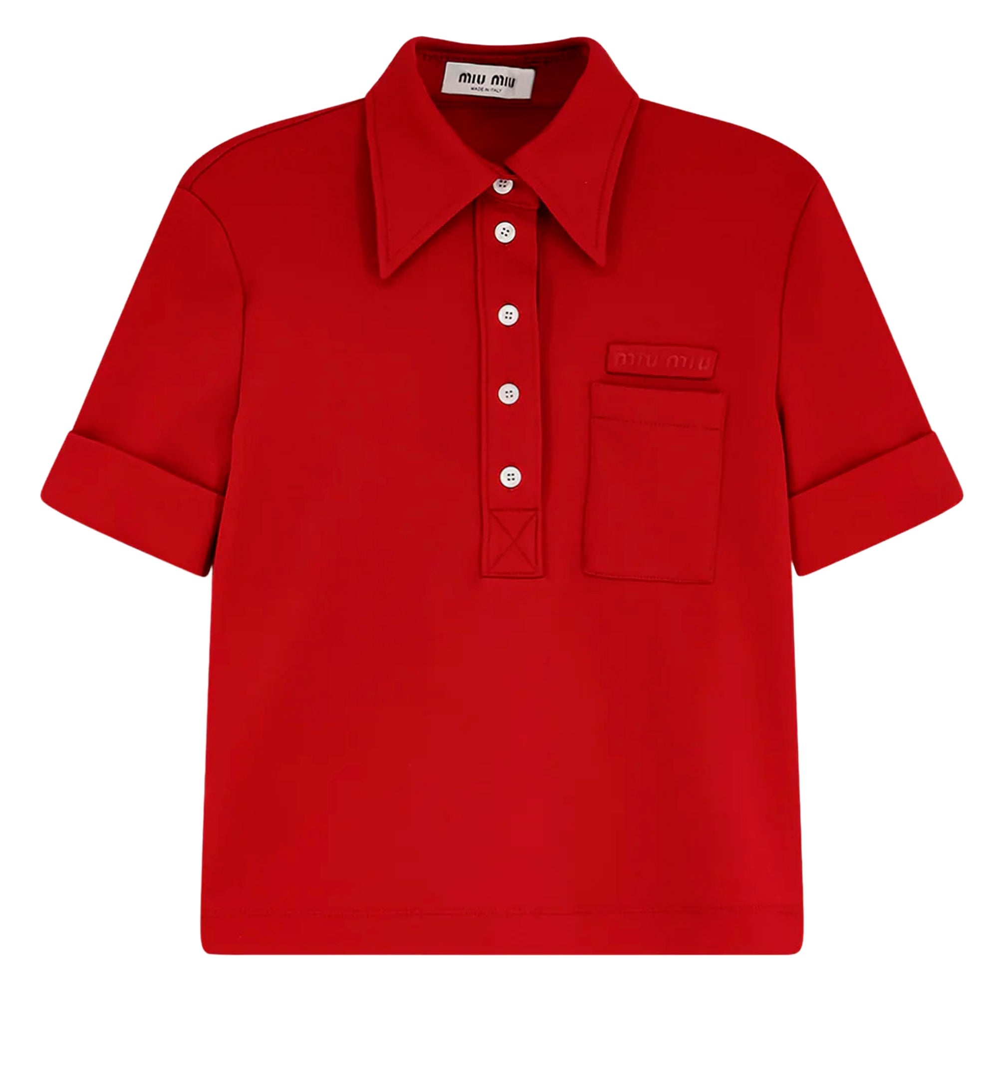 Technical jersey polo shirt