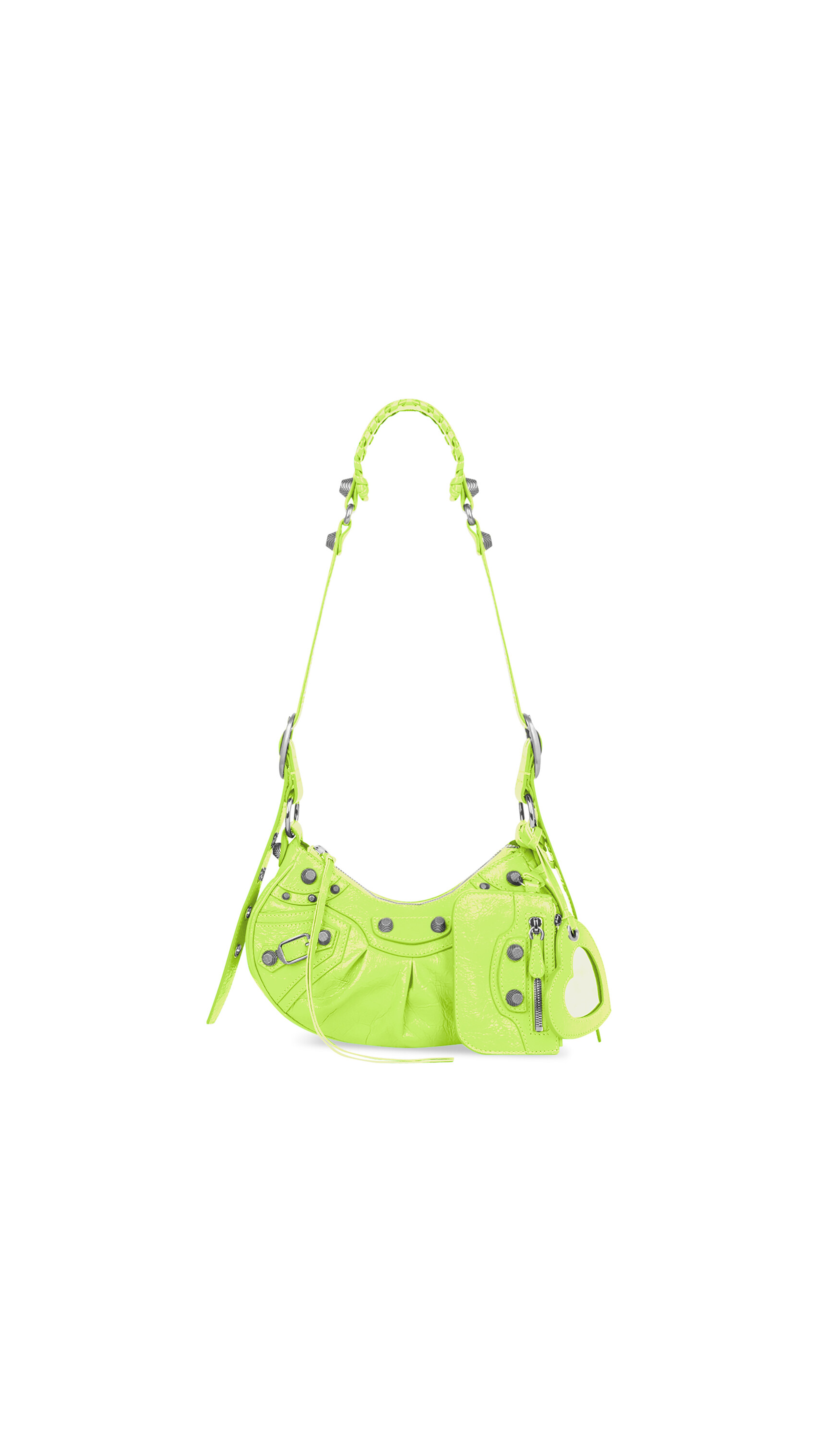 Le Cagole XS Shoulder Bag - Neon Yellow