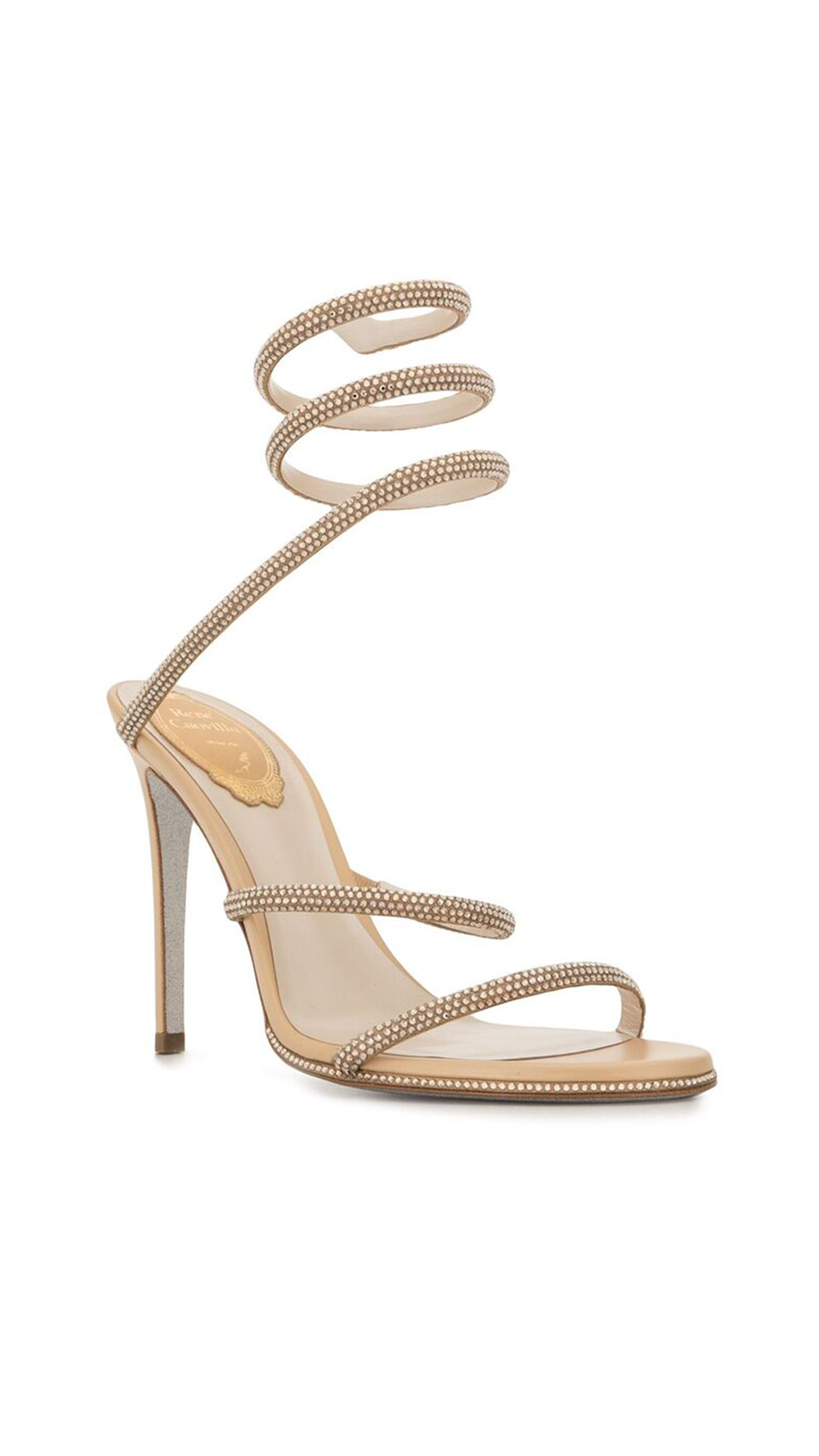 Elegant Evening Sandals Cleo - Beige