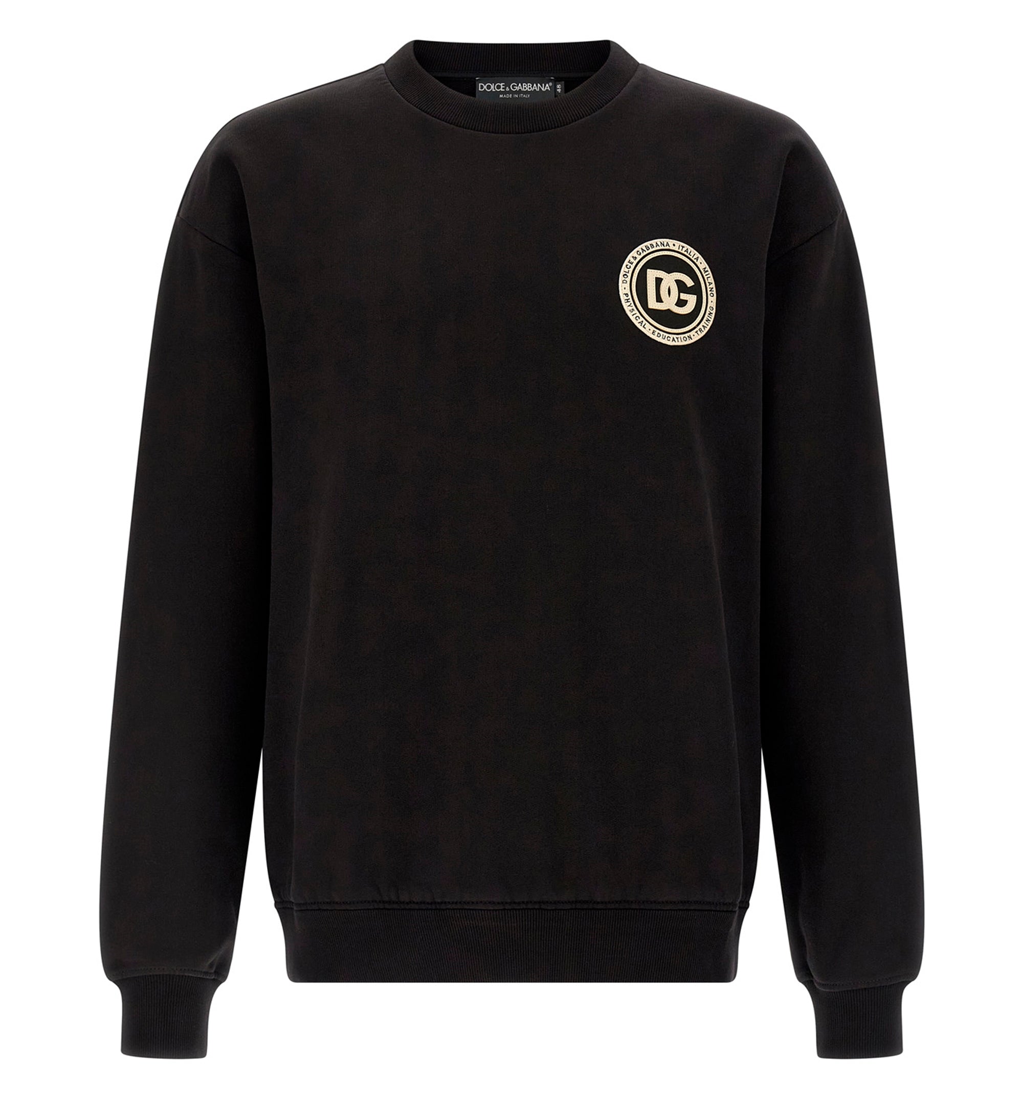 'DG' patch sweatshirt