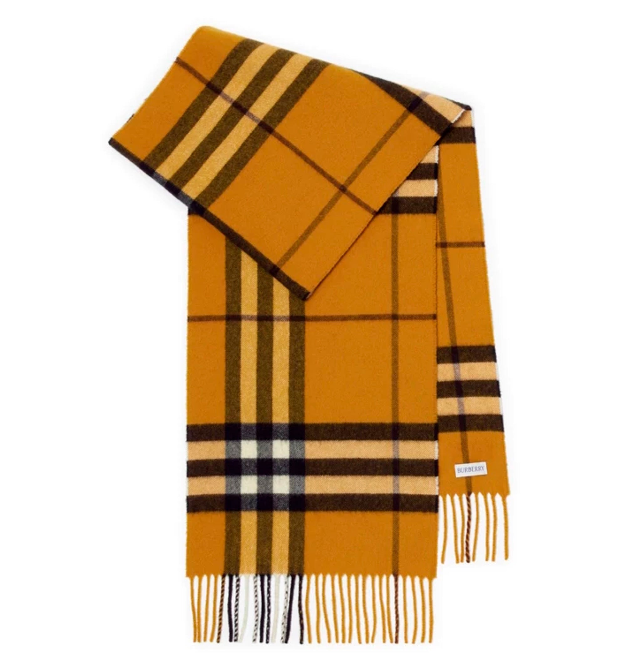 Check Cashmere Scarf