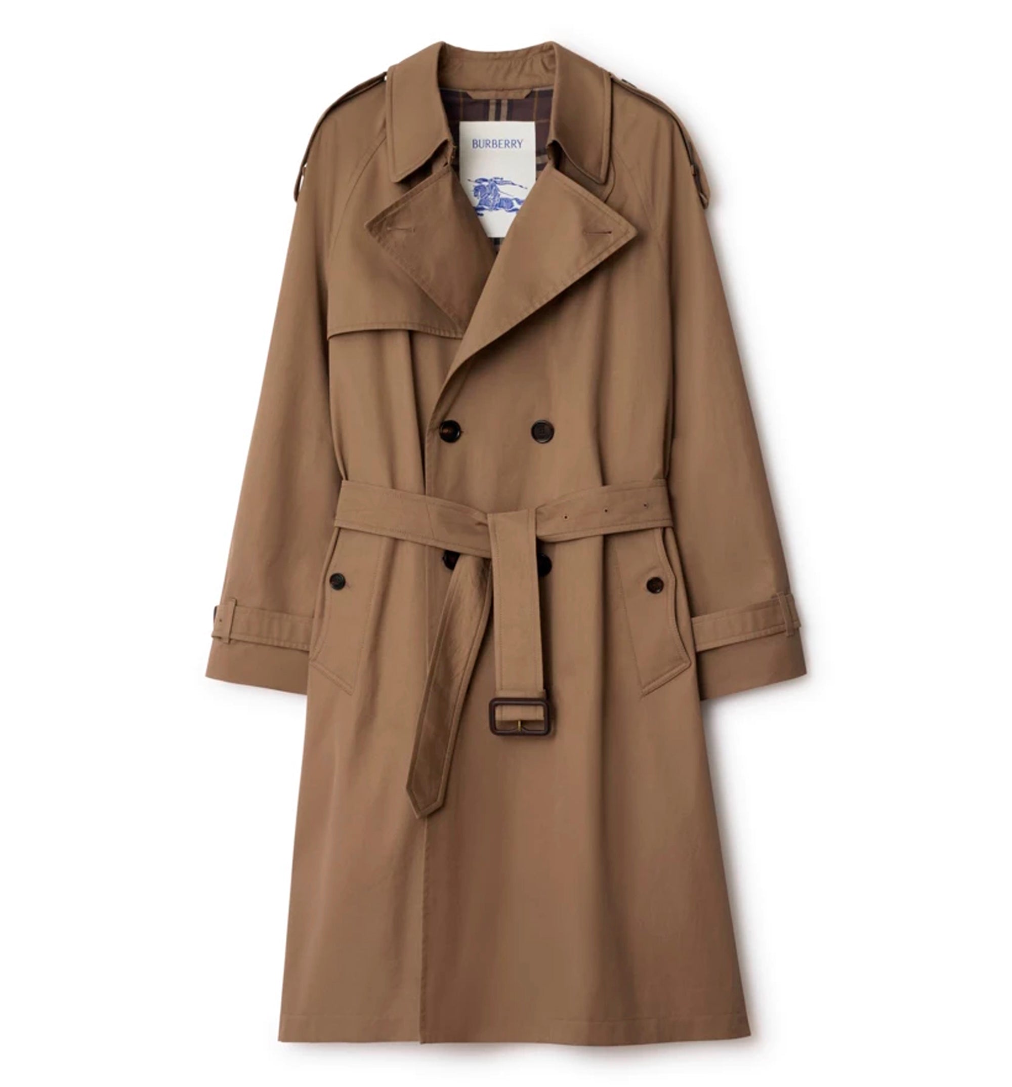 Long Gabardine Chestwood Trench Coat