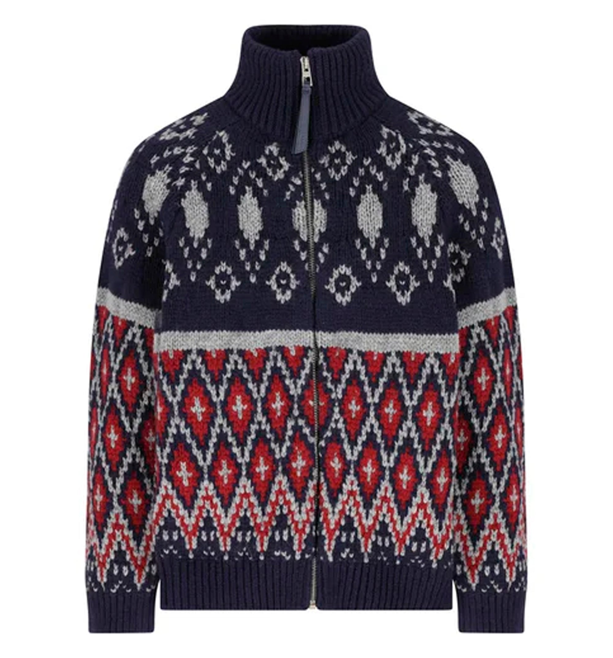 Wool Cardigan With Zip