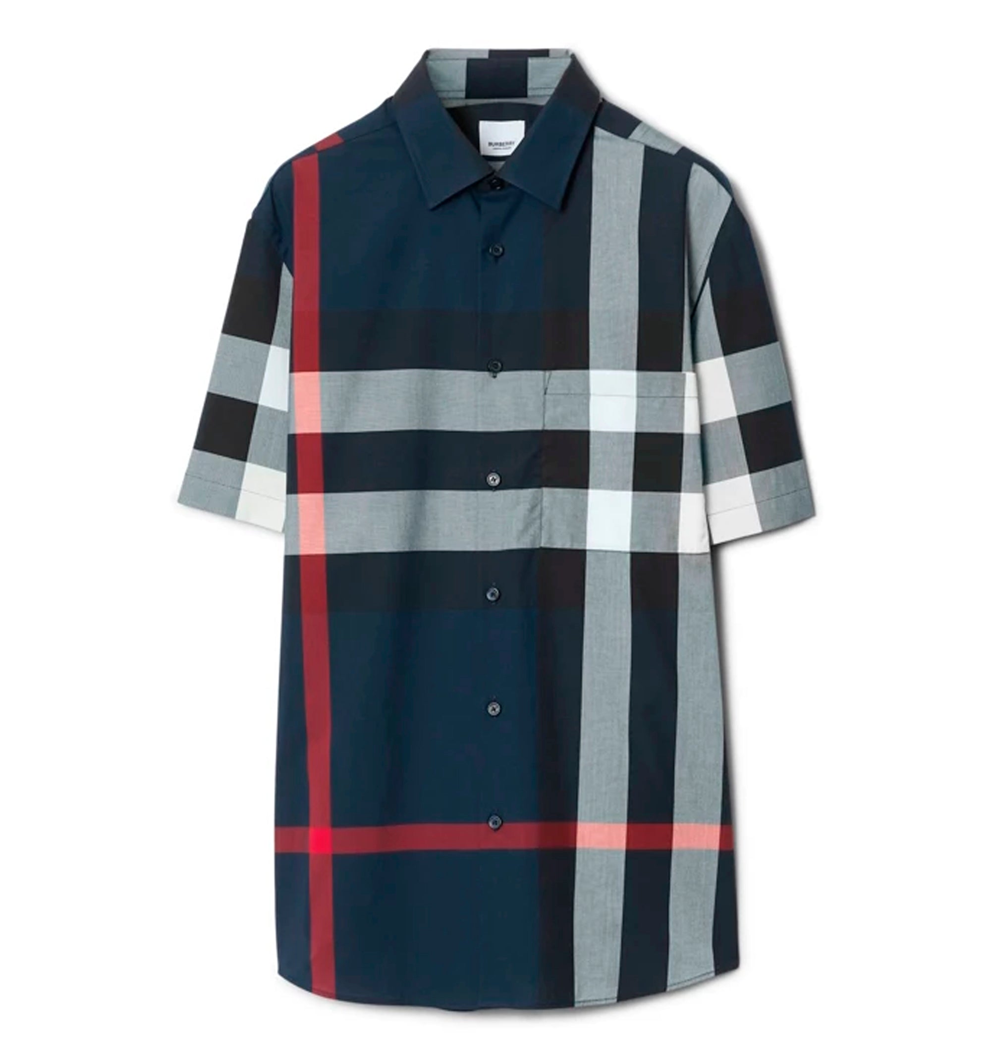 Slim Fit Check Cotton Shirt