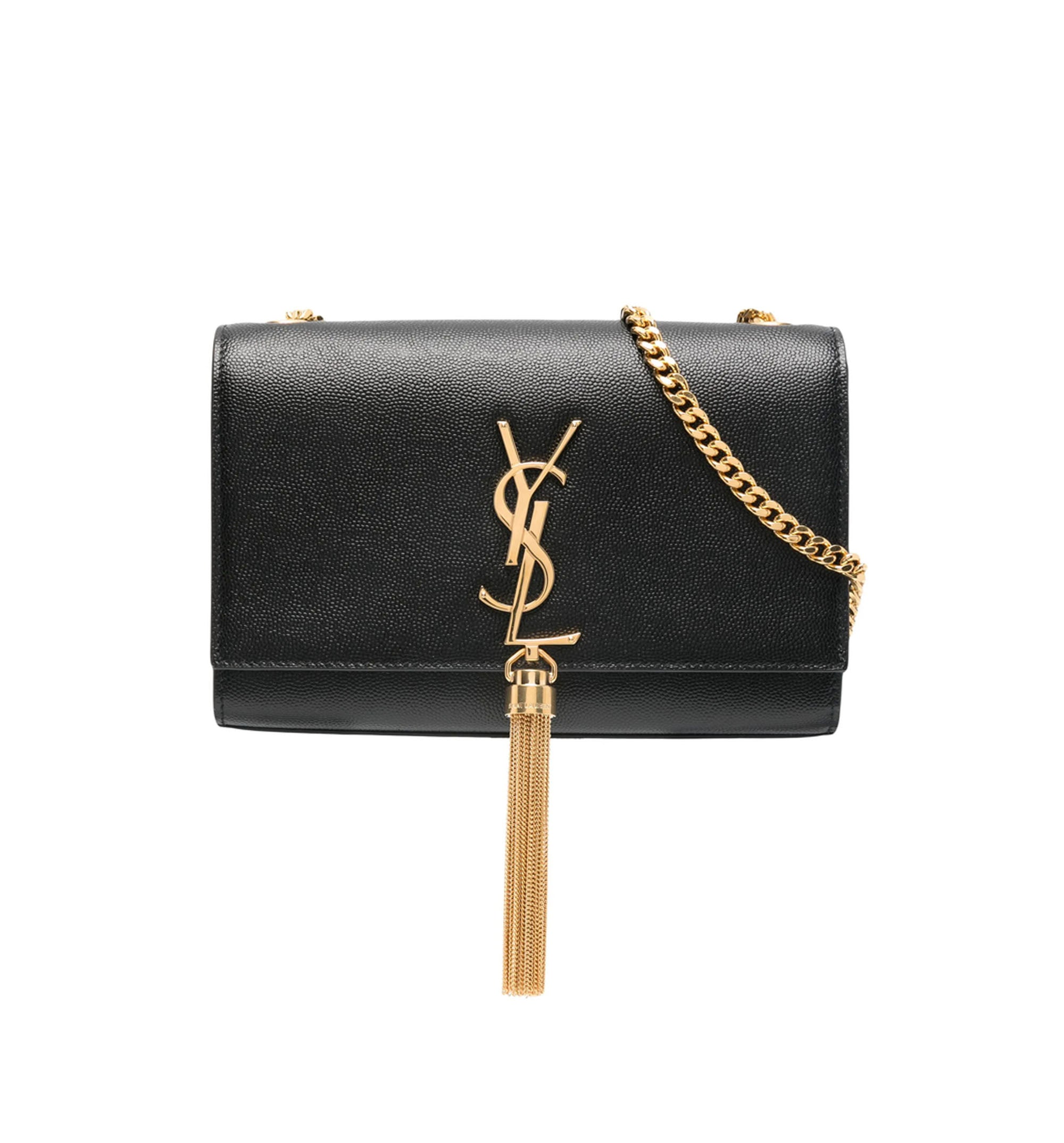 Kate Small Tassel In Grain De Poudre Embossed Leather