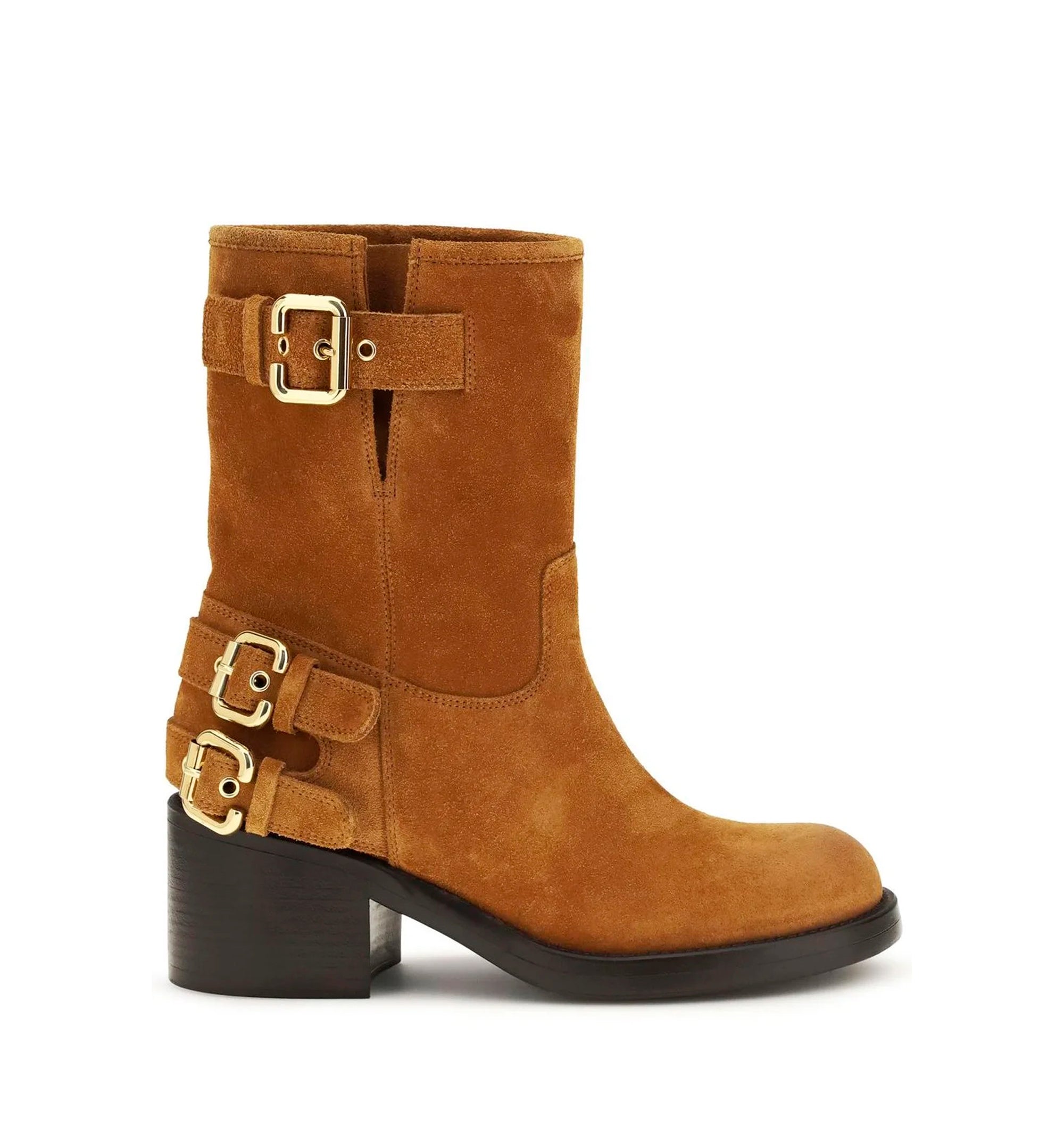 Dakota Buckled Ankle Boots