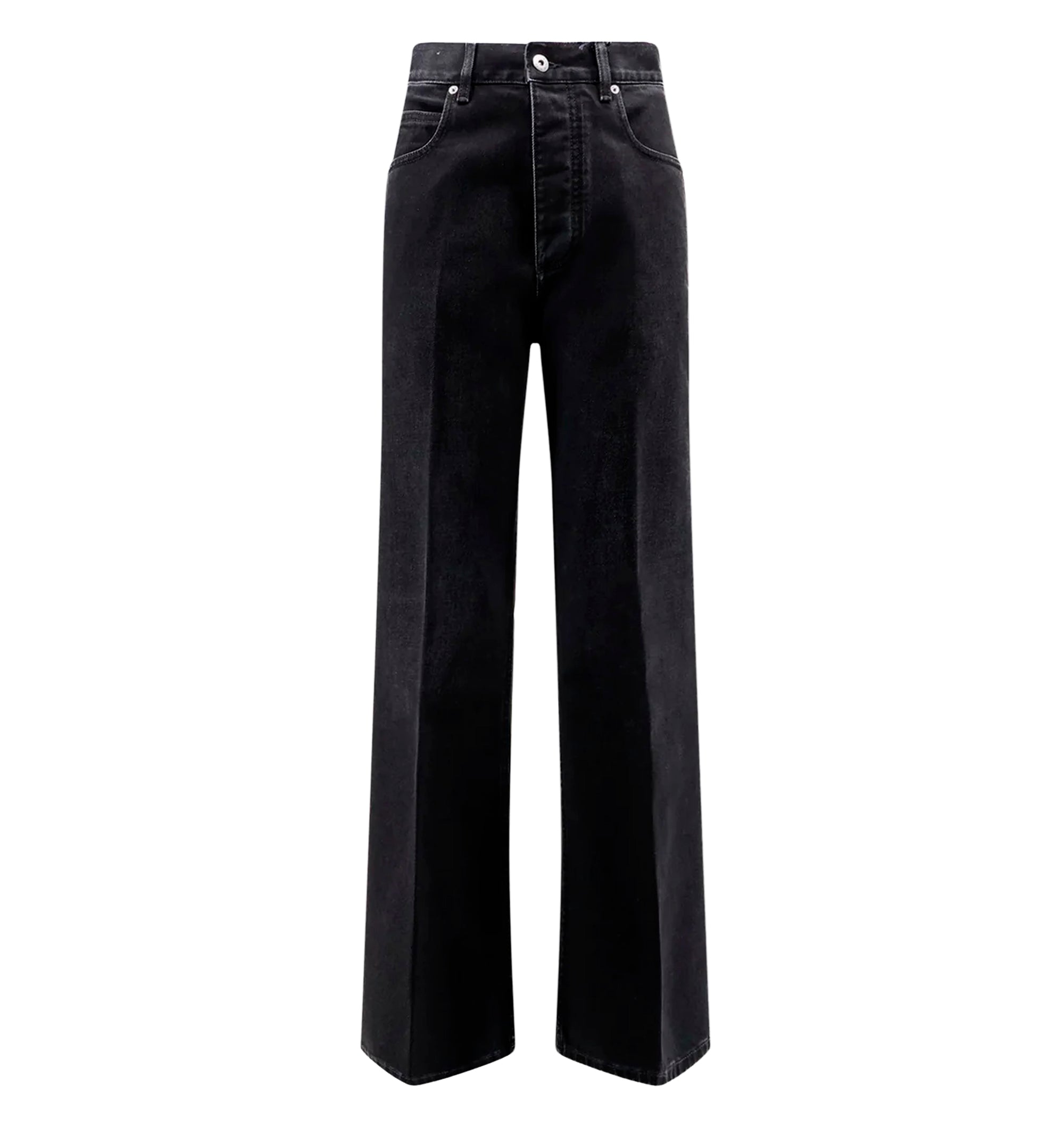 Black denim trousers
