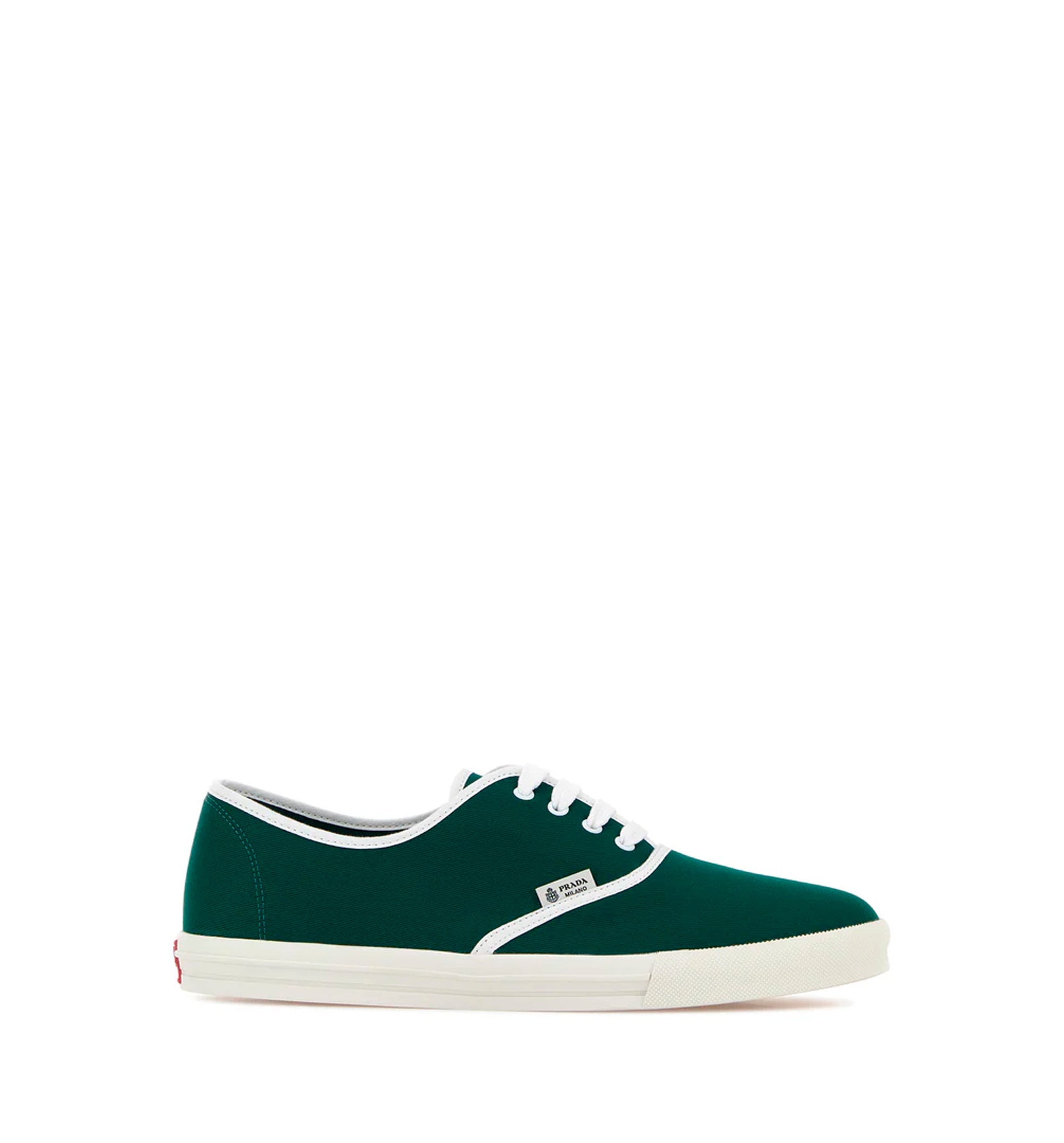 Green canvas sneakers