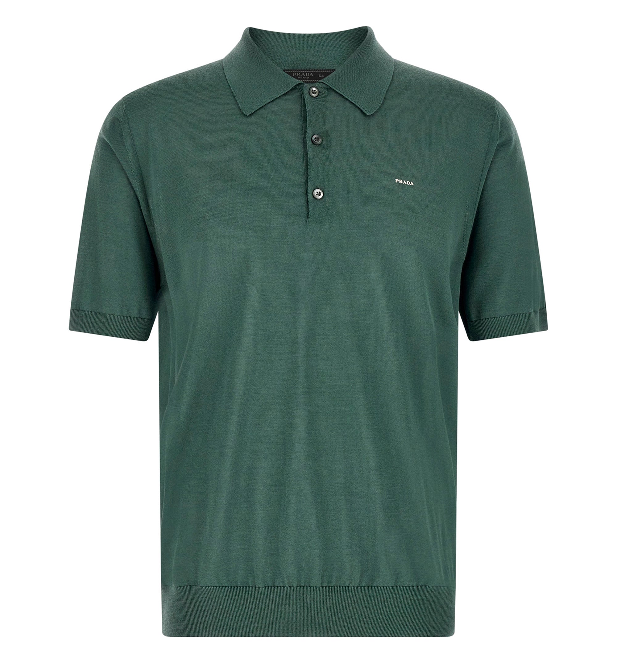 Superfine wool polo shirt