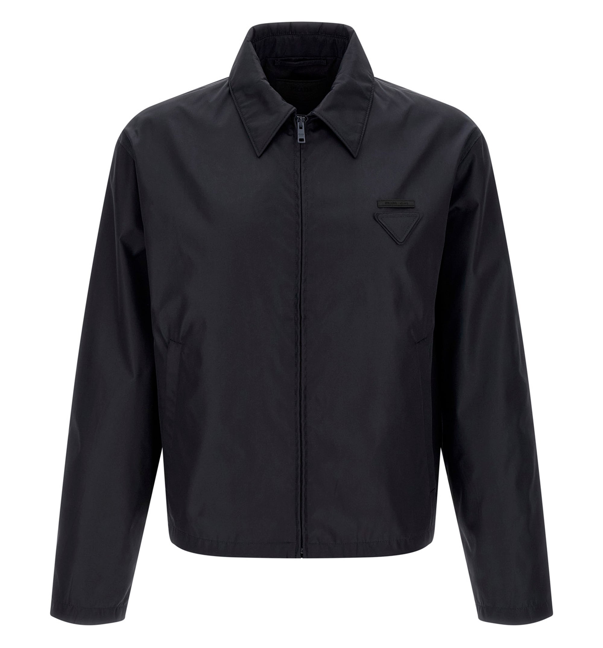 Re-Nylon blouson zipper jacket