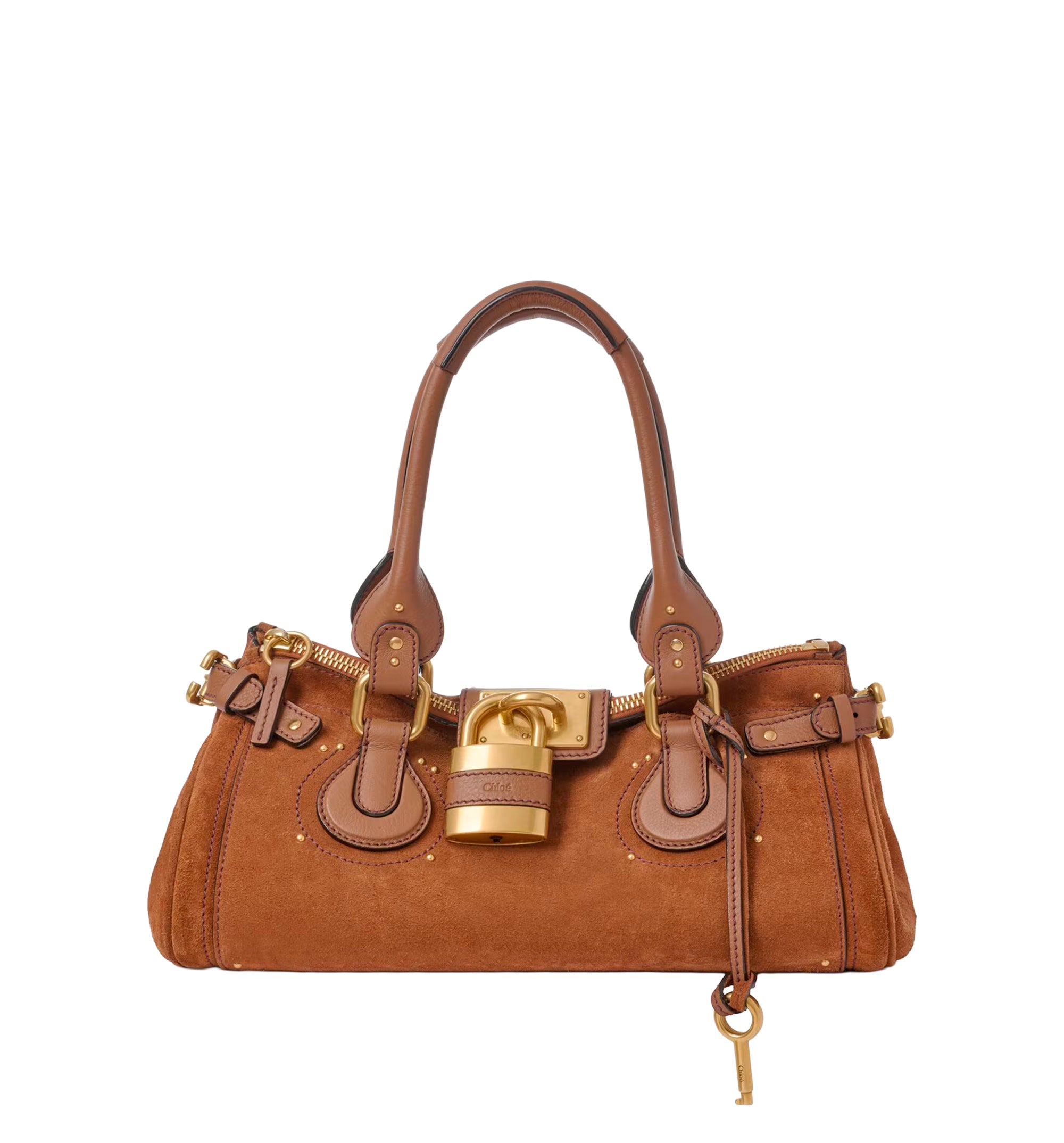 Paddington bag in suede leather