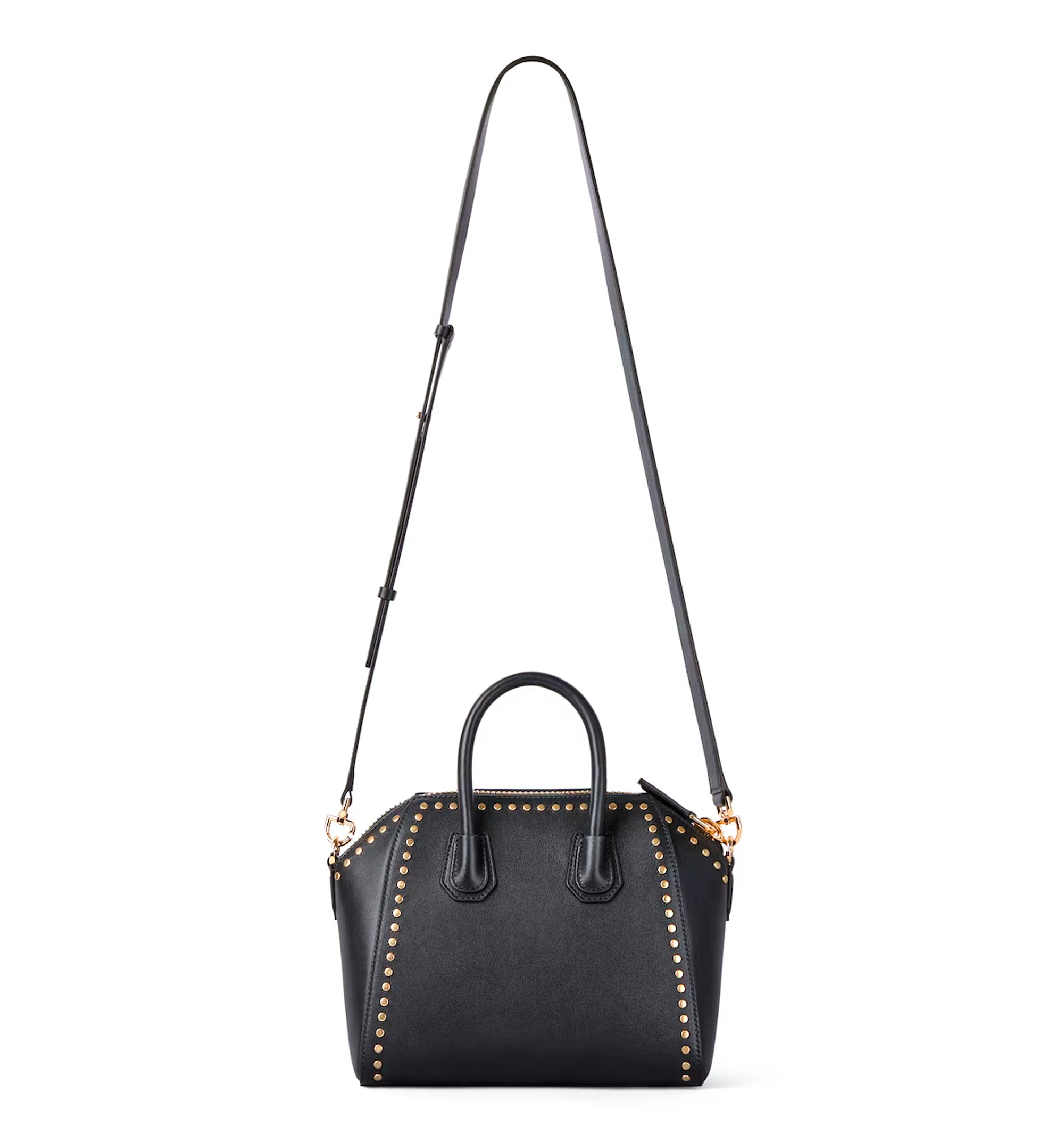 Mini Antigona bag in Box leather with studs detail