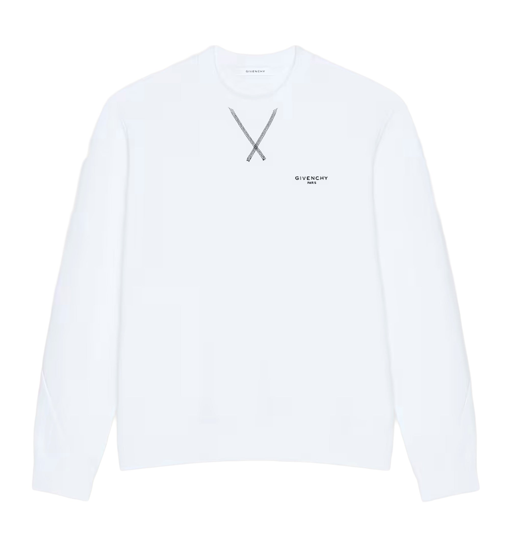 Couture Seam sweatshirt in fleece with GIVENCHY Paris