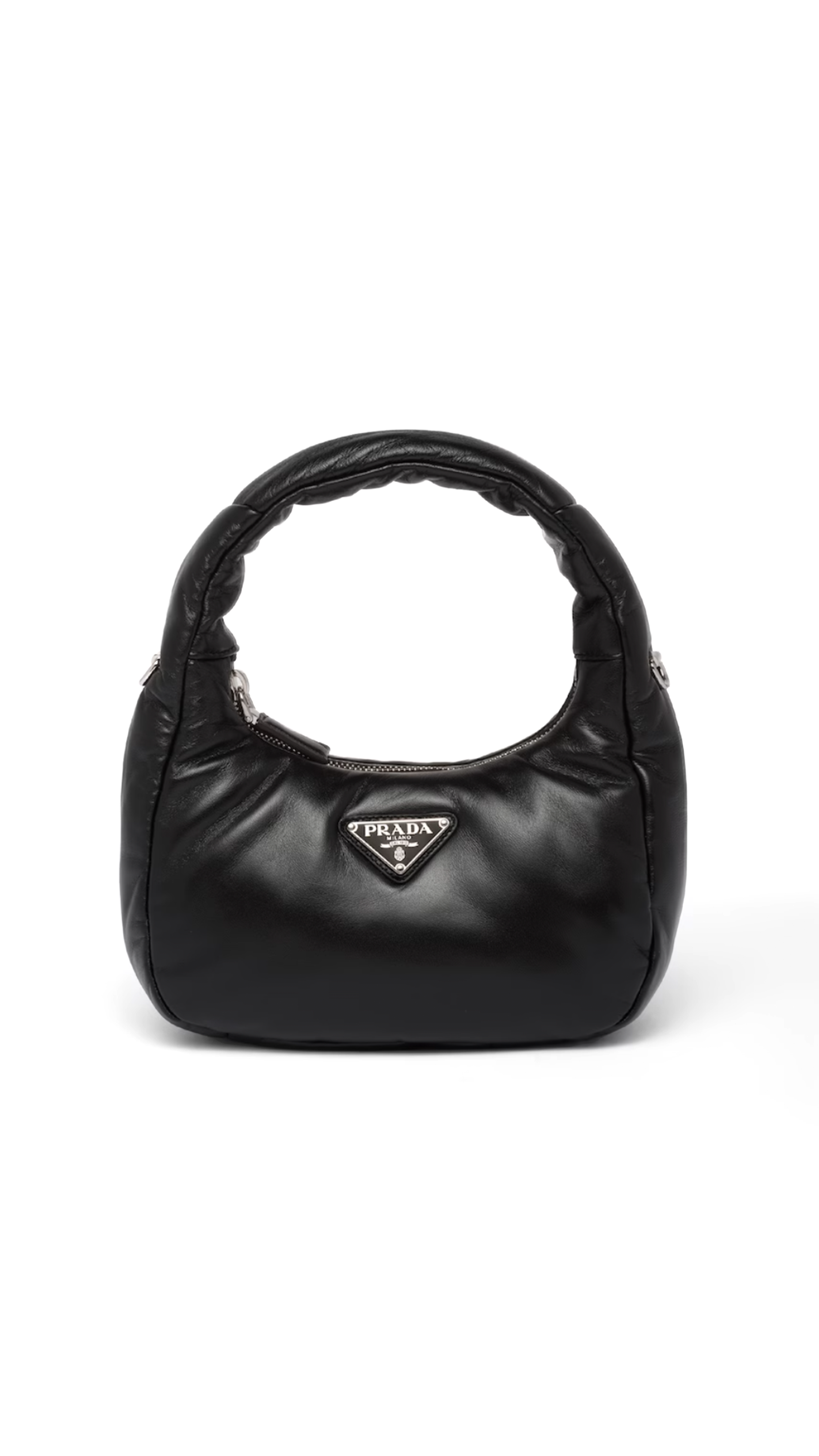 Soft Padded Nappa Leather Mini-bag - Black