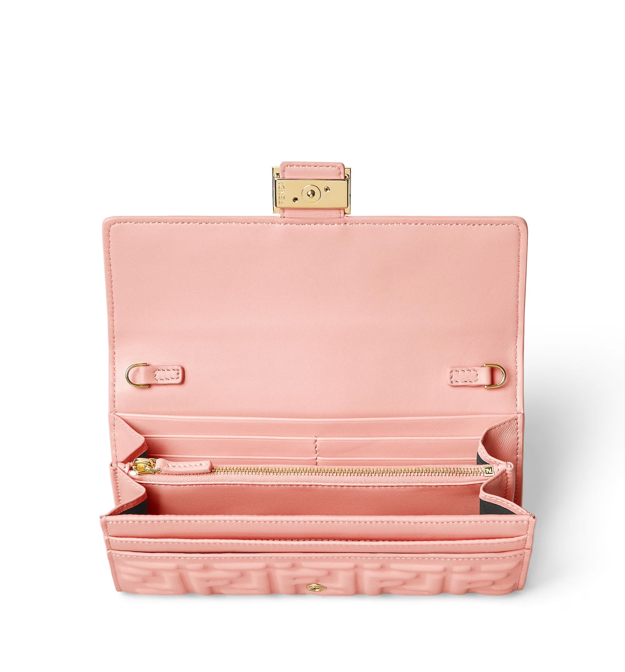 Baguette Continental Wallet With Chain