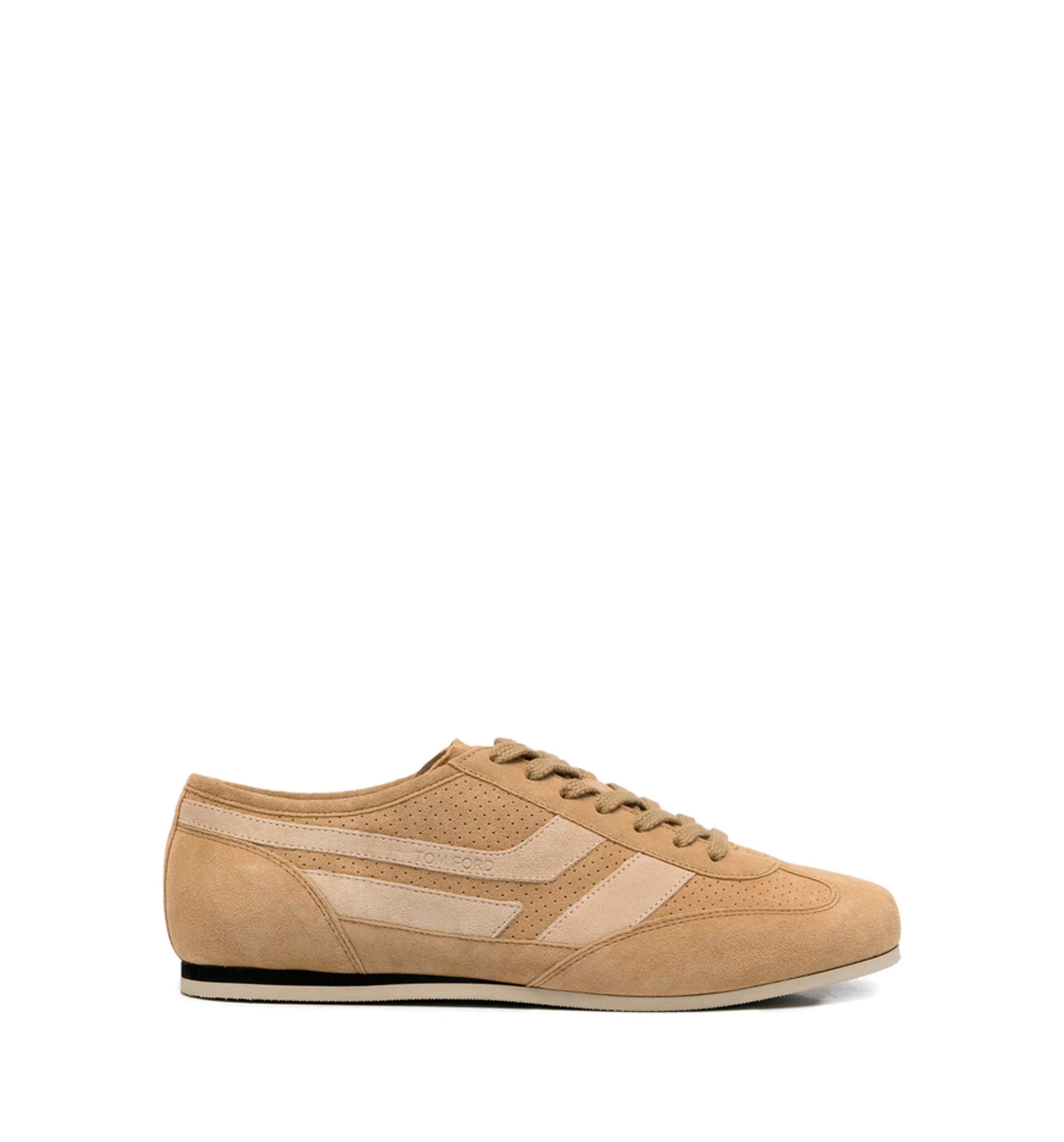Perforated Panelled Sneakers