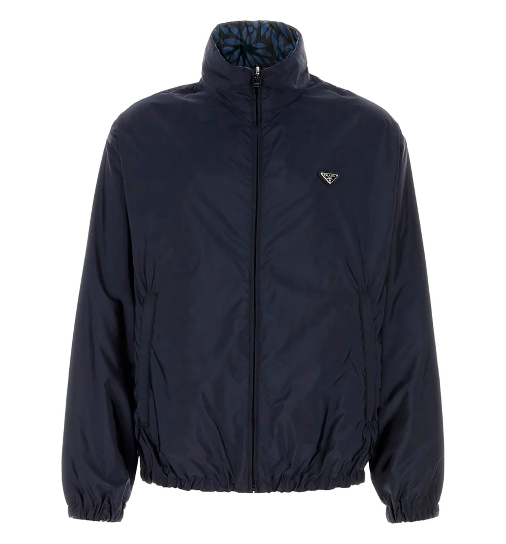 Navy blue Re-Nylon reversible jacket