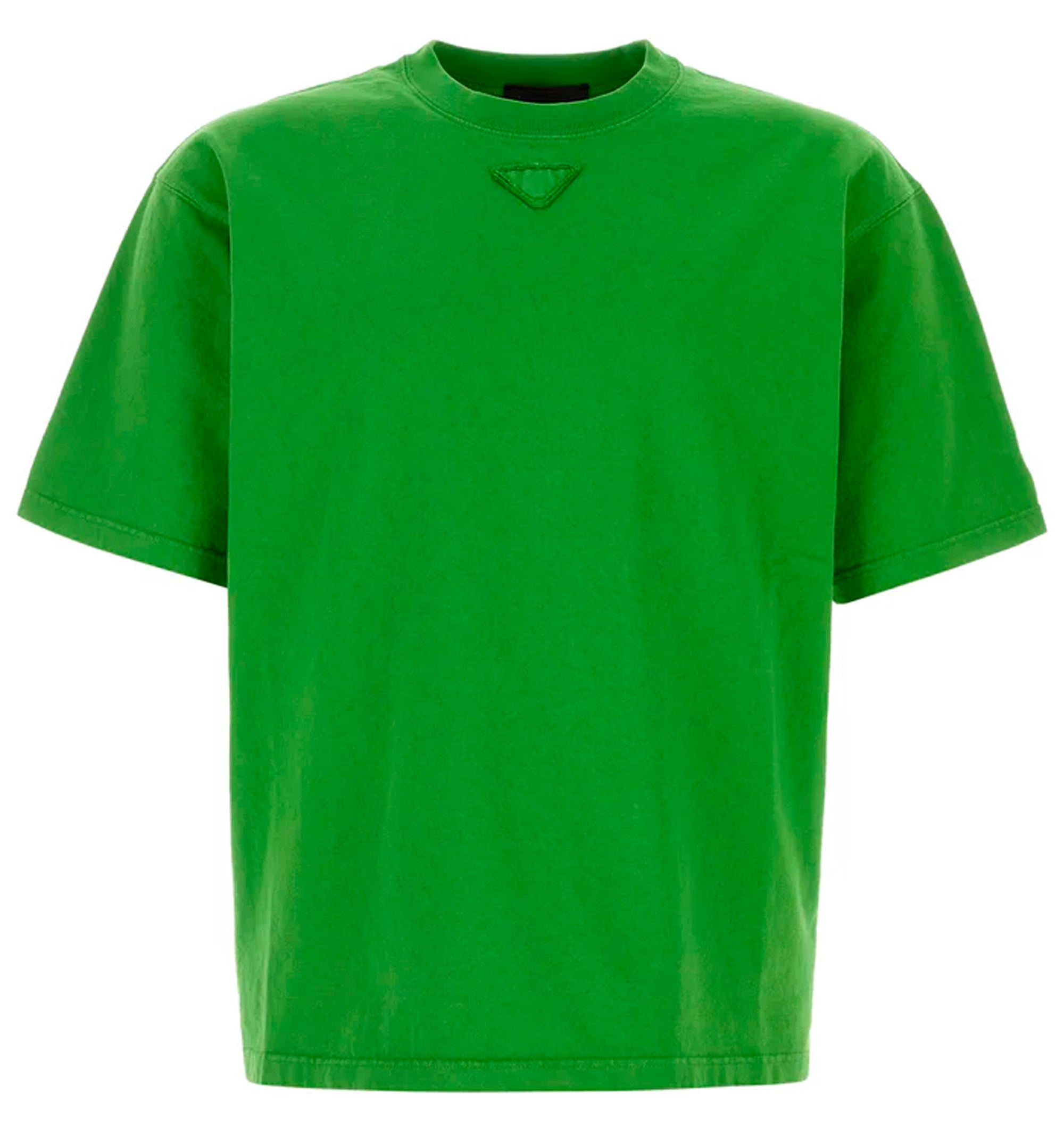 Grass green cotton t-shirt