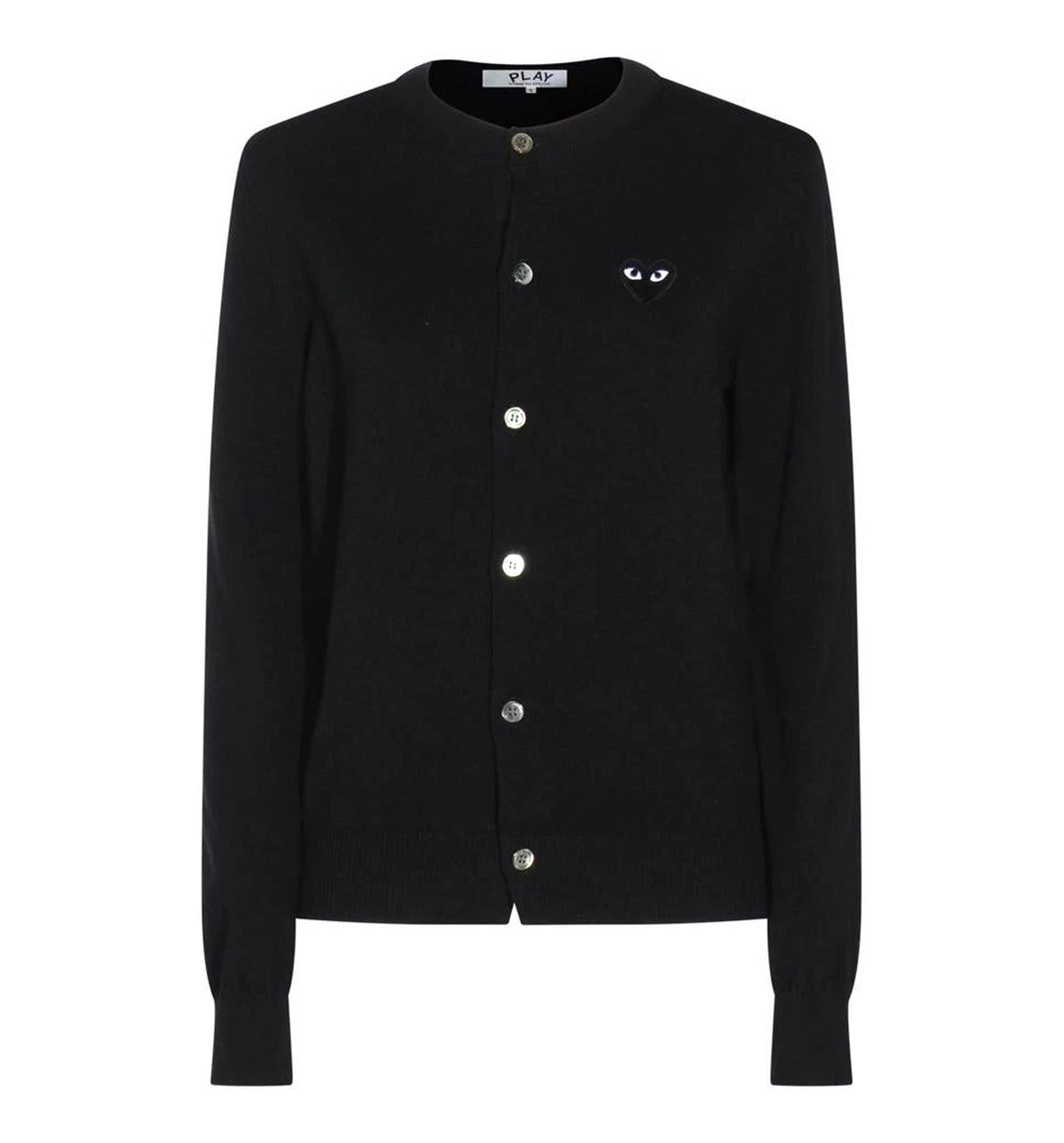 Cardigan Black Heart Patch