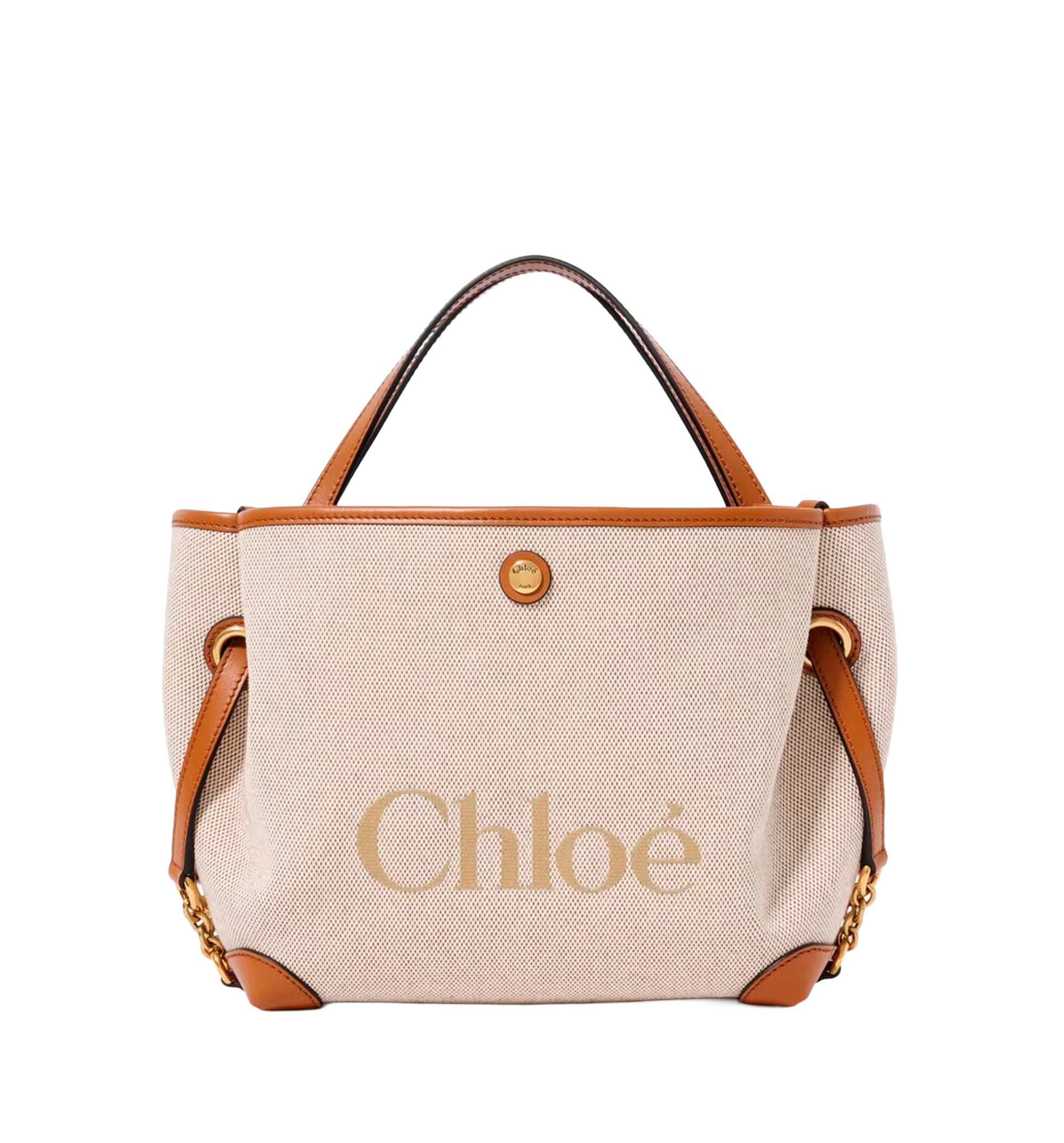Small Chloé Clover double carry bag in canvas