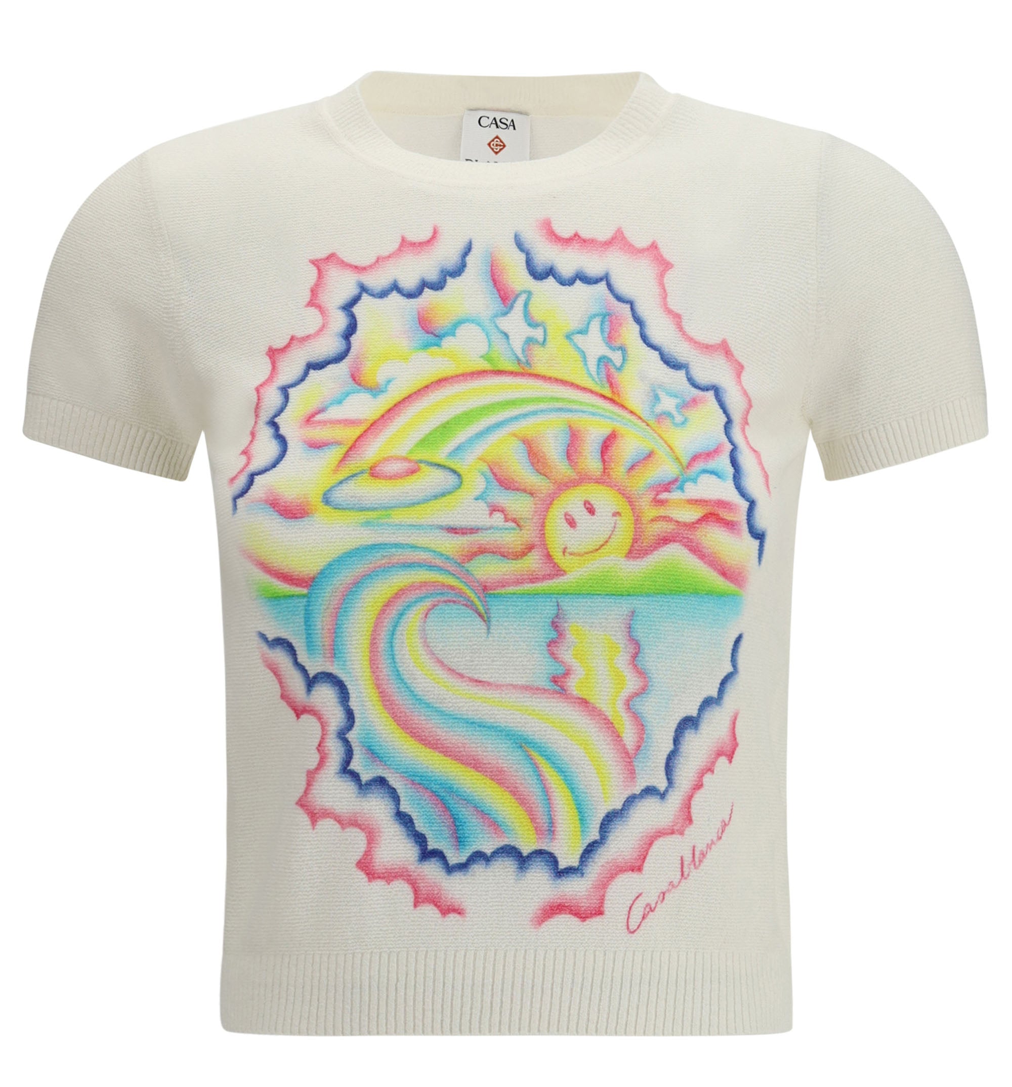 Casablanca Graphic Short-sleeves T-Shirt