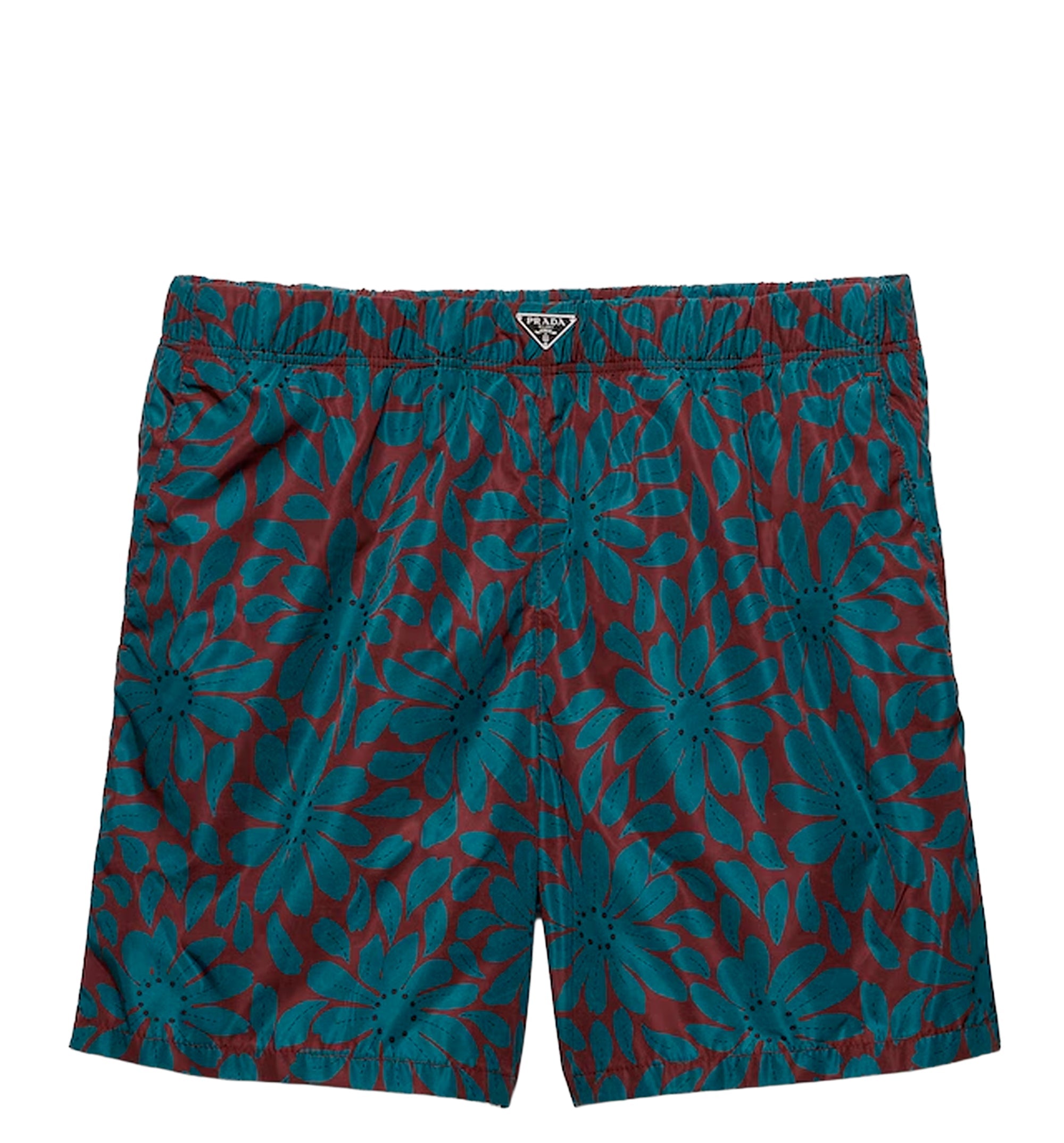Printed Re-Nylon swim trunks