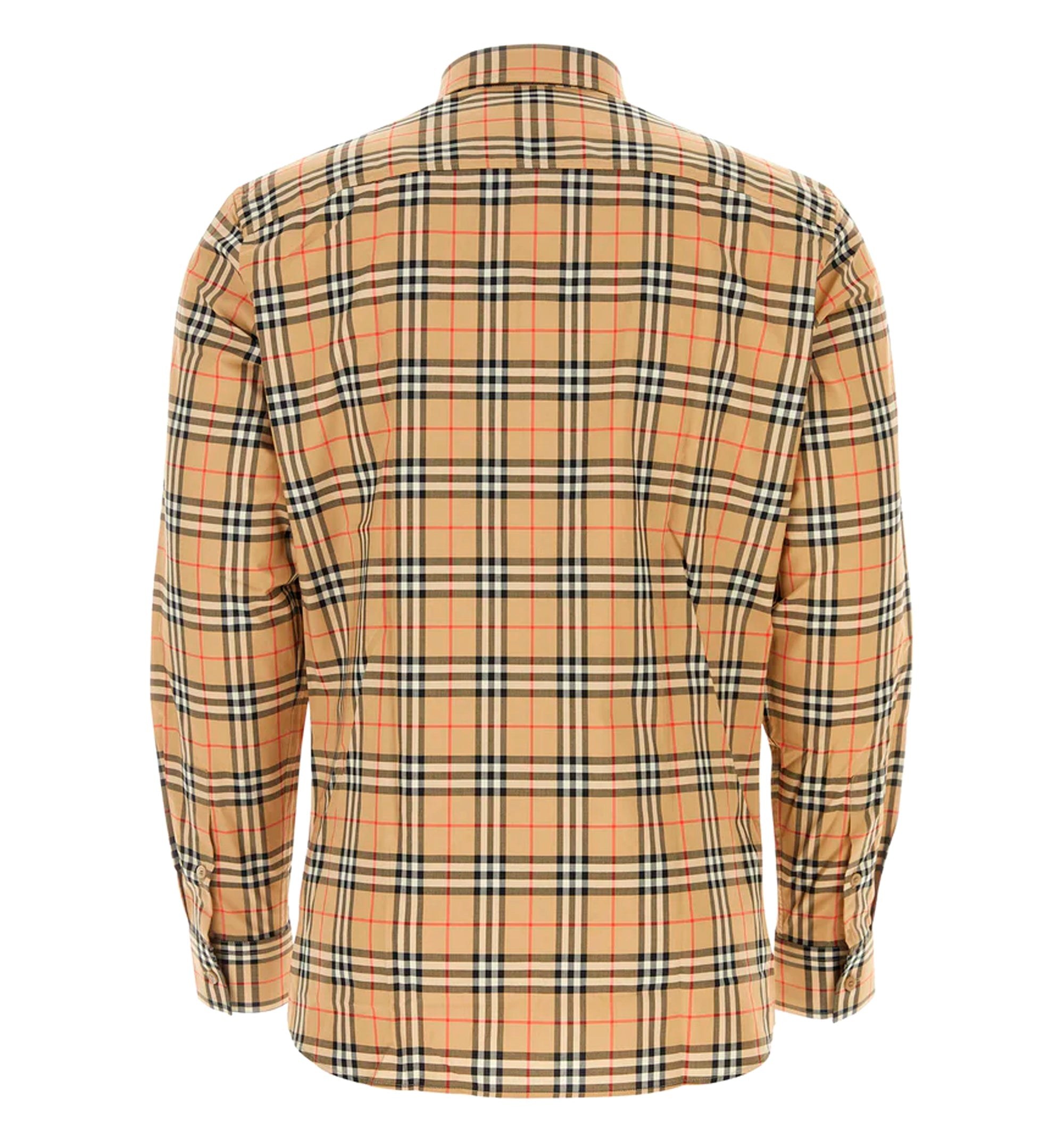 Embroidered poplin shirt