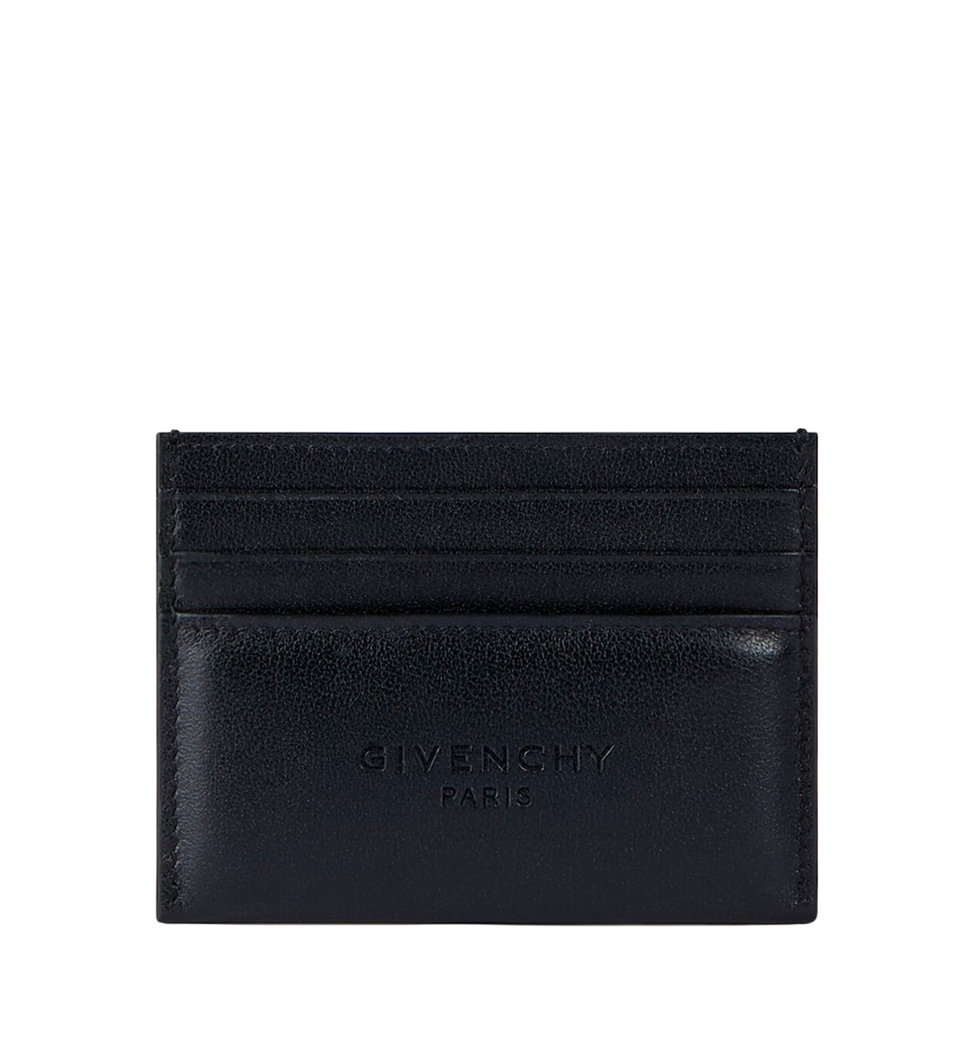 Antigona Stamped card holder in leather