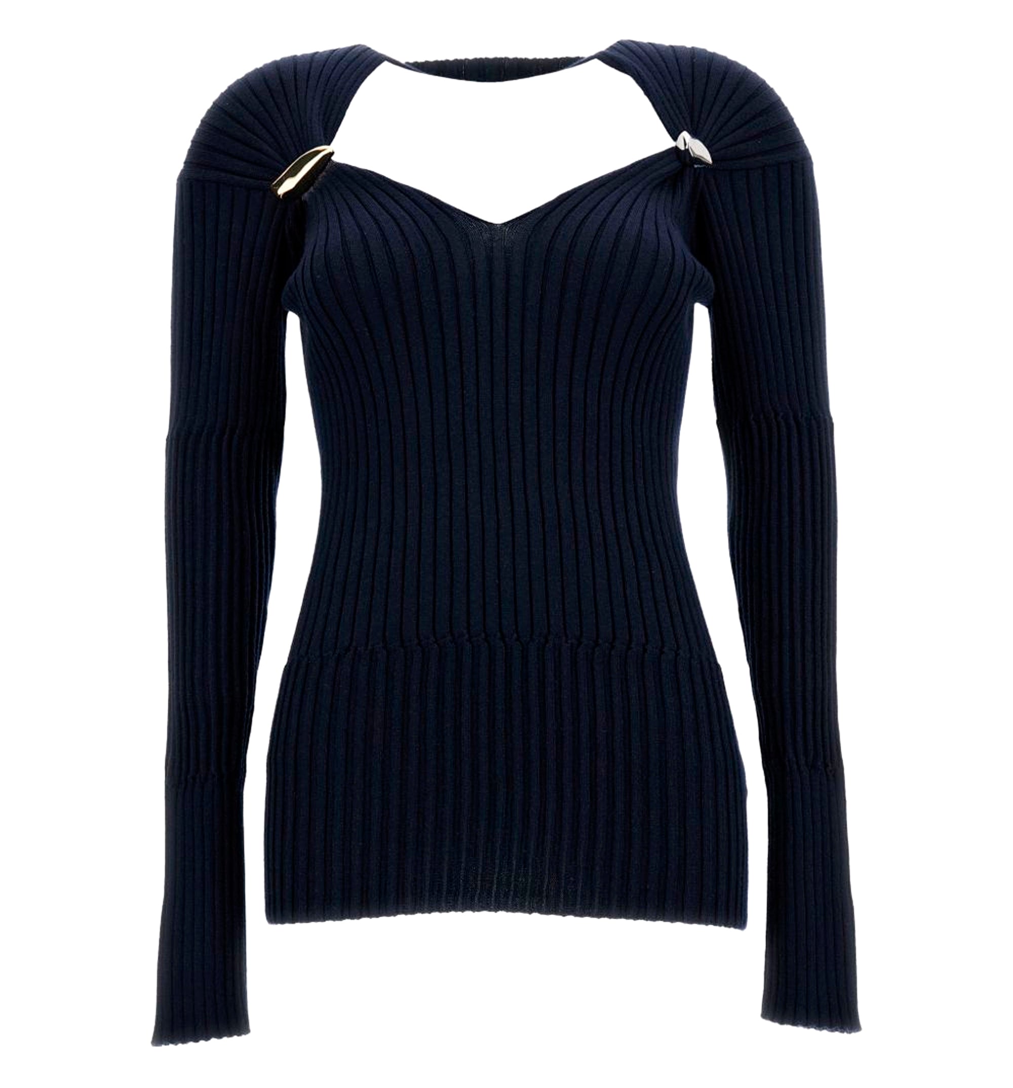 Cashmere and Silk Rib Sweater