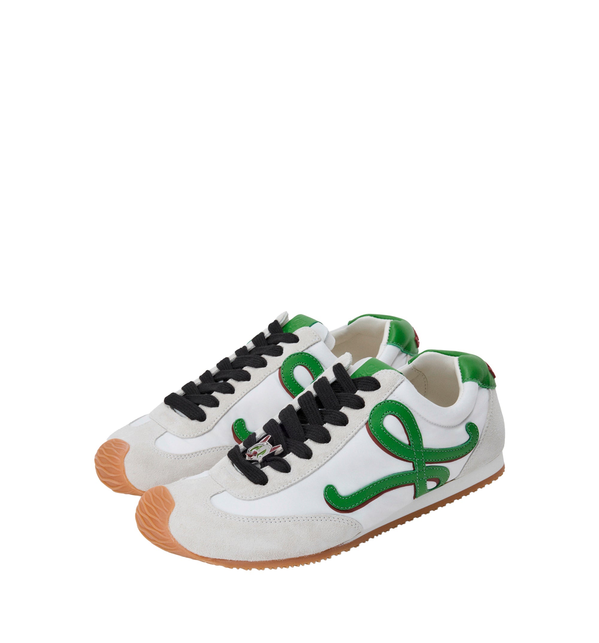 Ballet Runner 2.0 in nylon and calfskin
