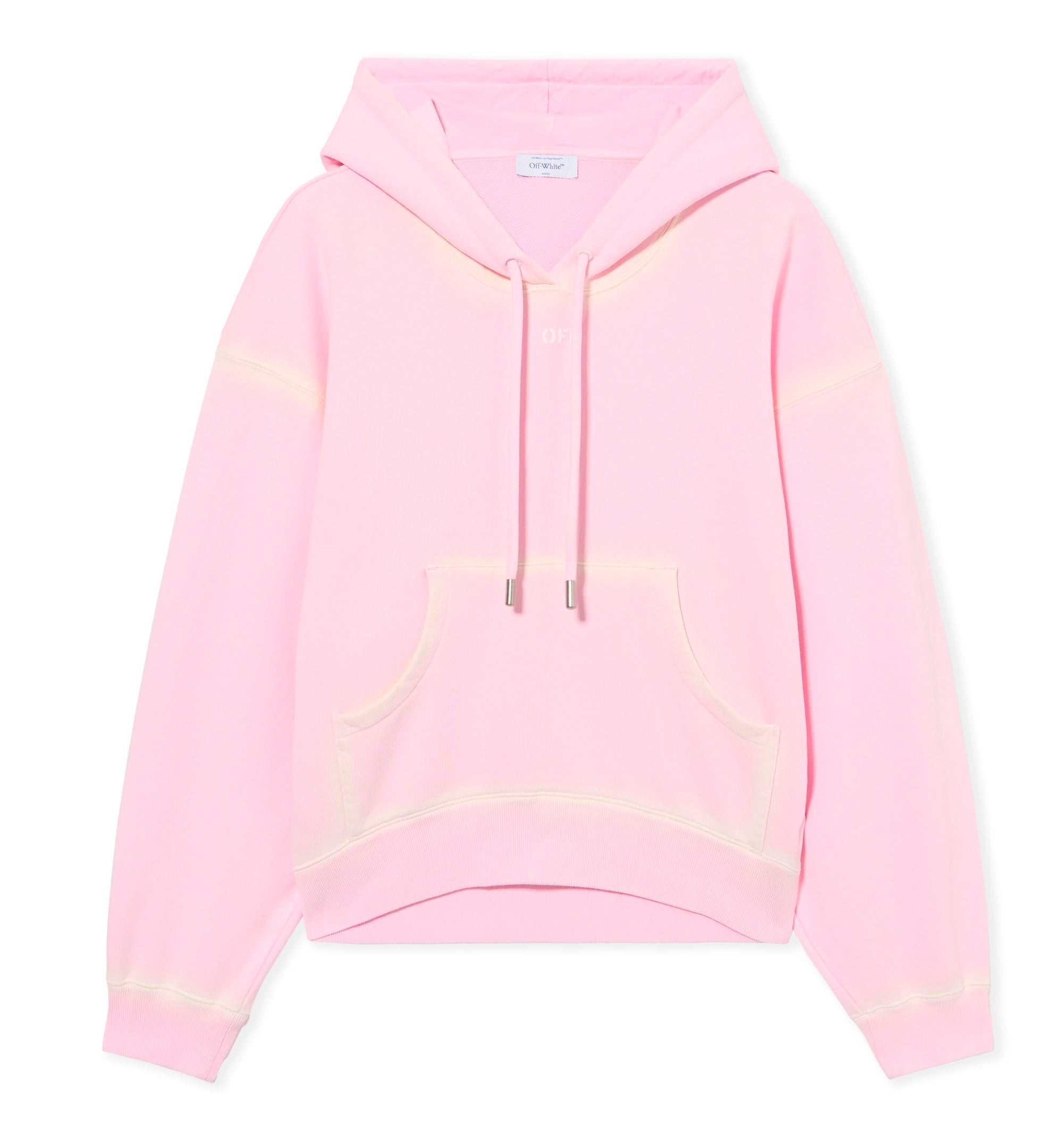 Spray Off Stamp Over Hoodie