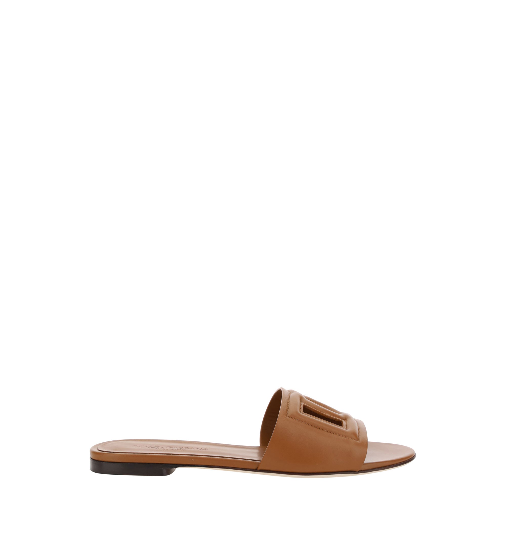 Calfskin Sliders With Dg Logo
