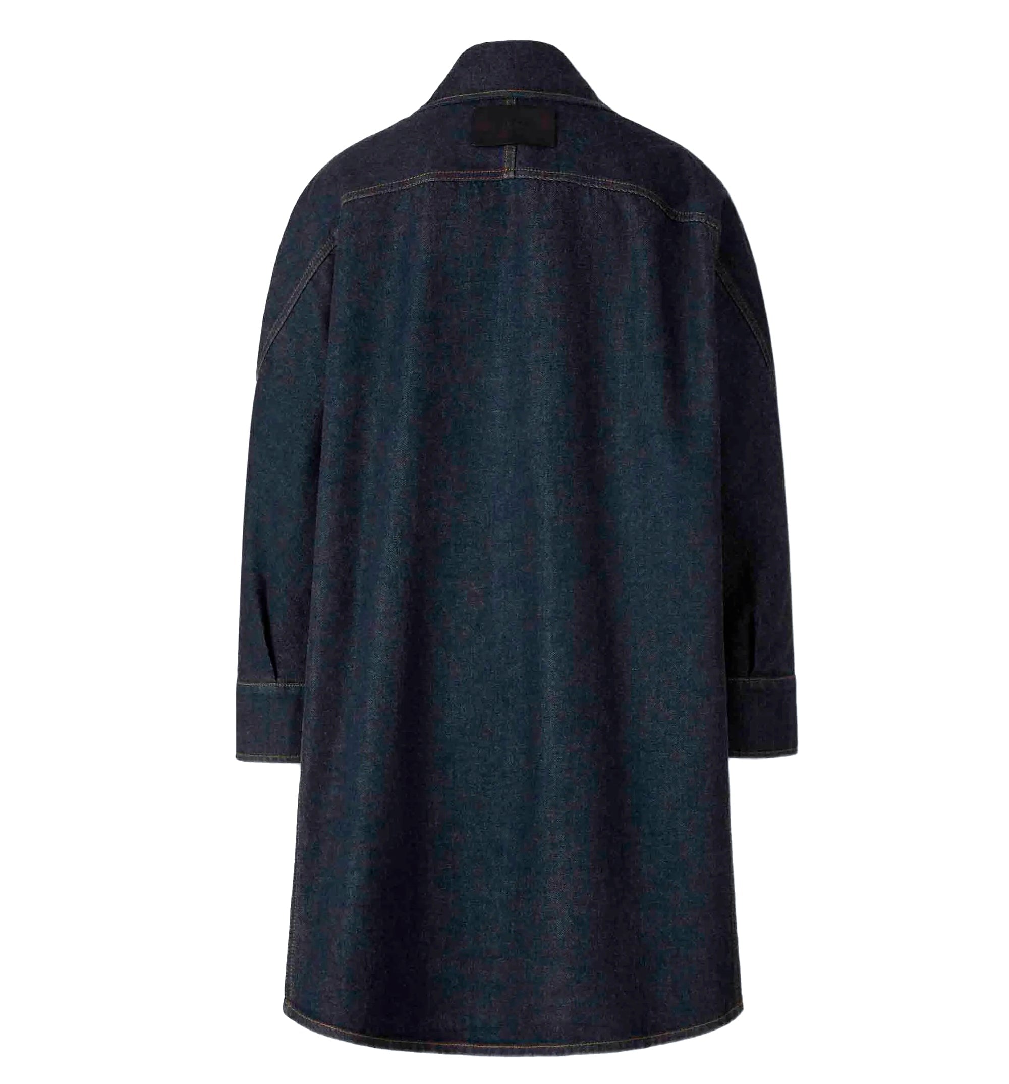 Button-fastening Denim Shirt