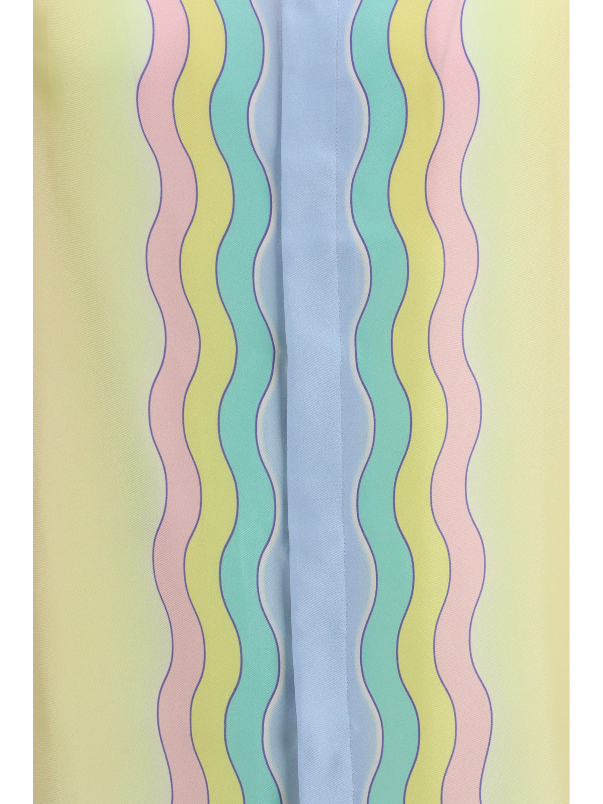 Casablanca Wave Print Shirt