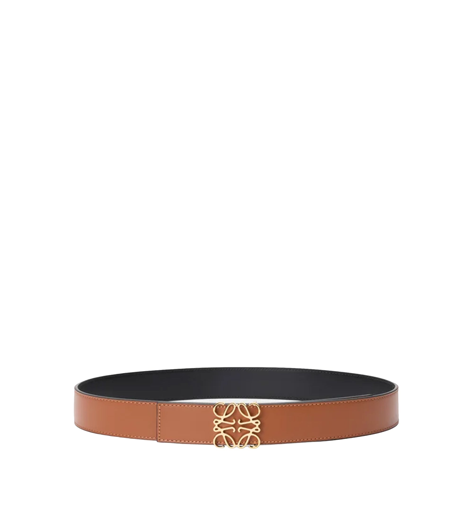 Reversible Anagram Belt In Smooth Calfskin
