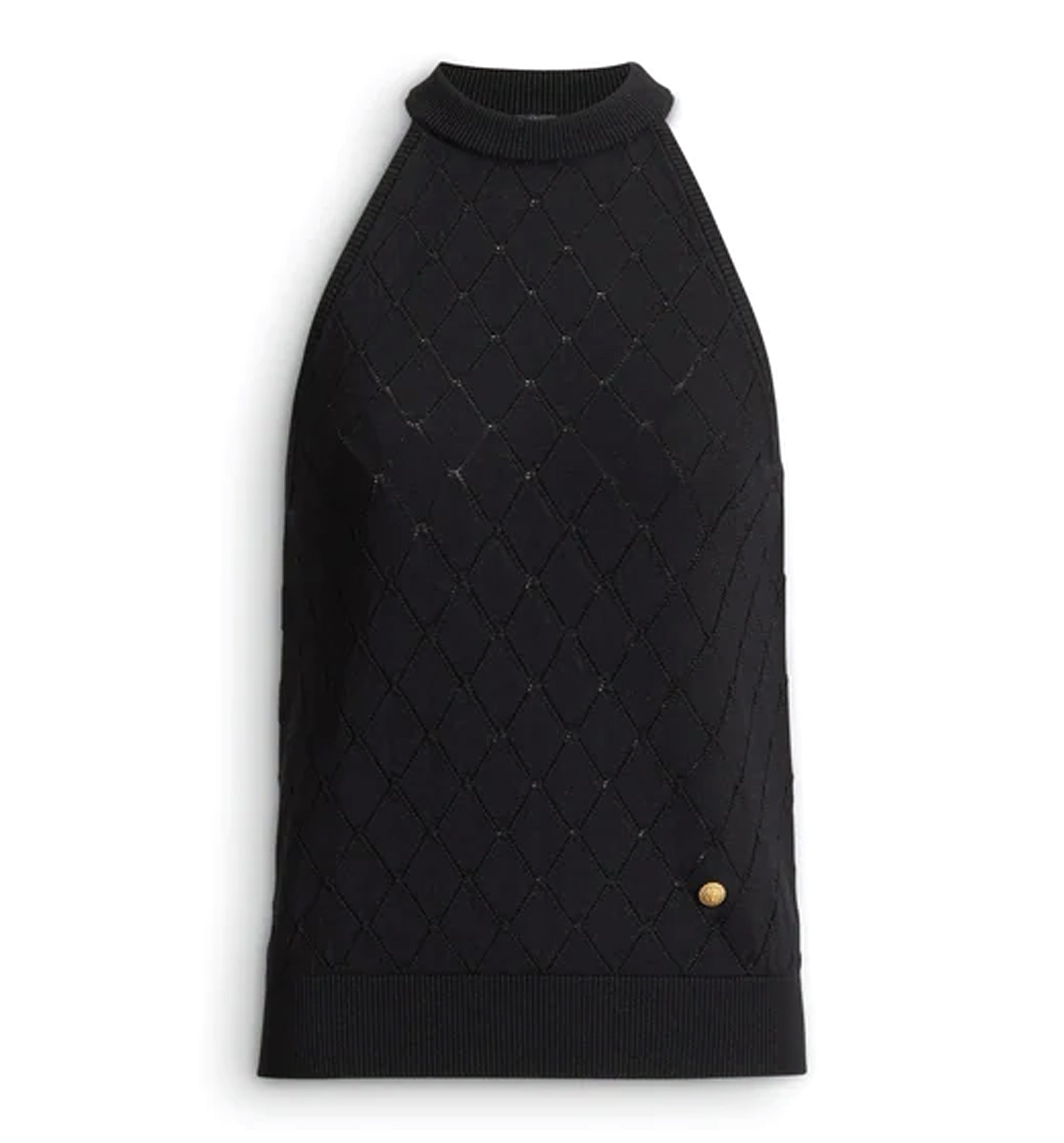 Sleeveless knit top