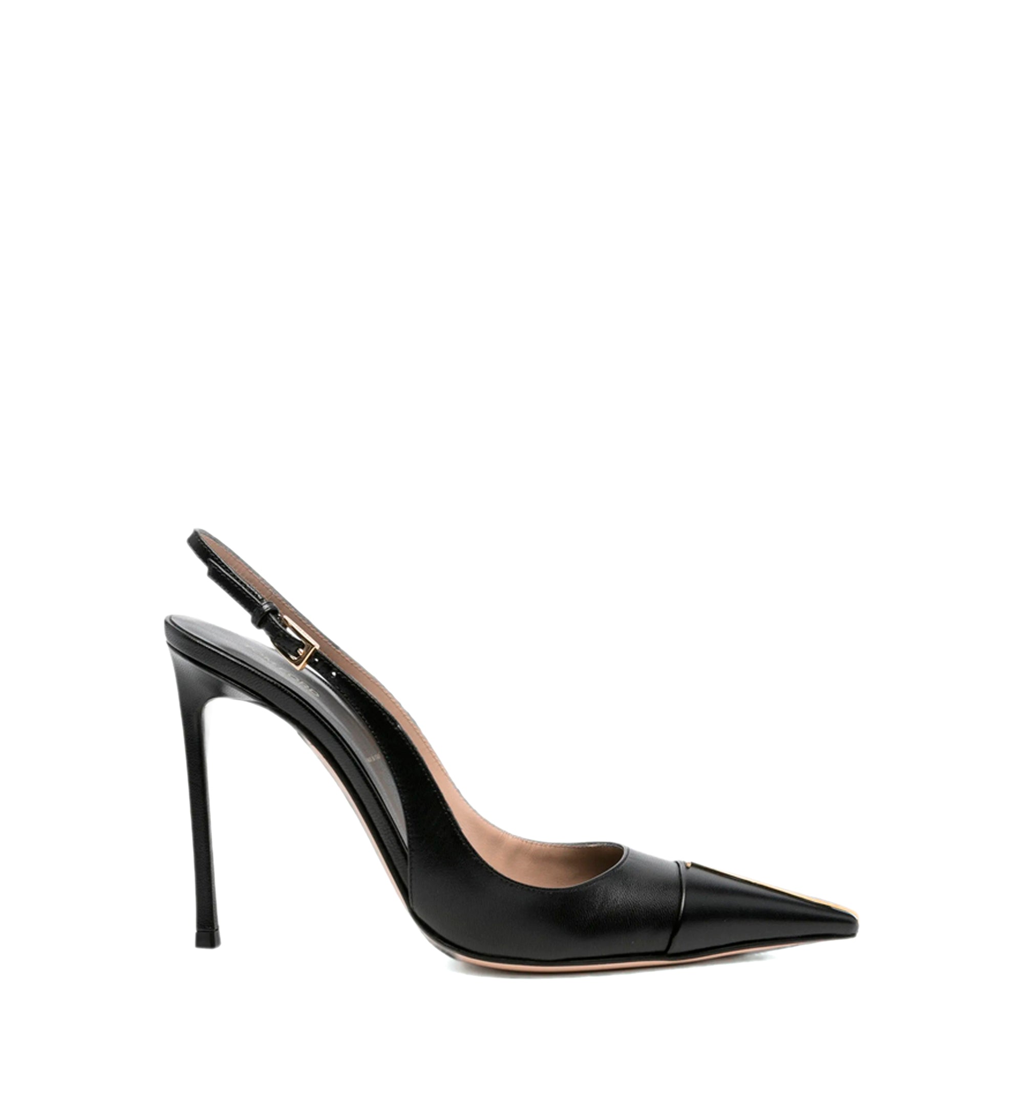 Shiny Leather Thea Slingback