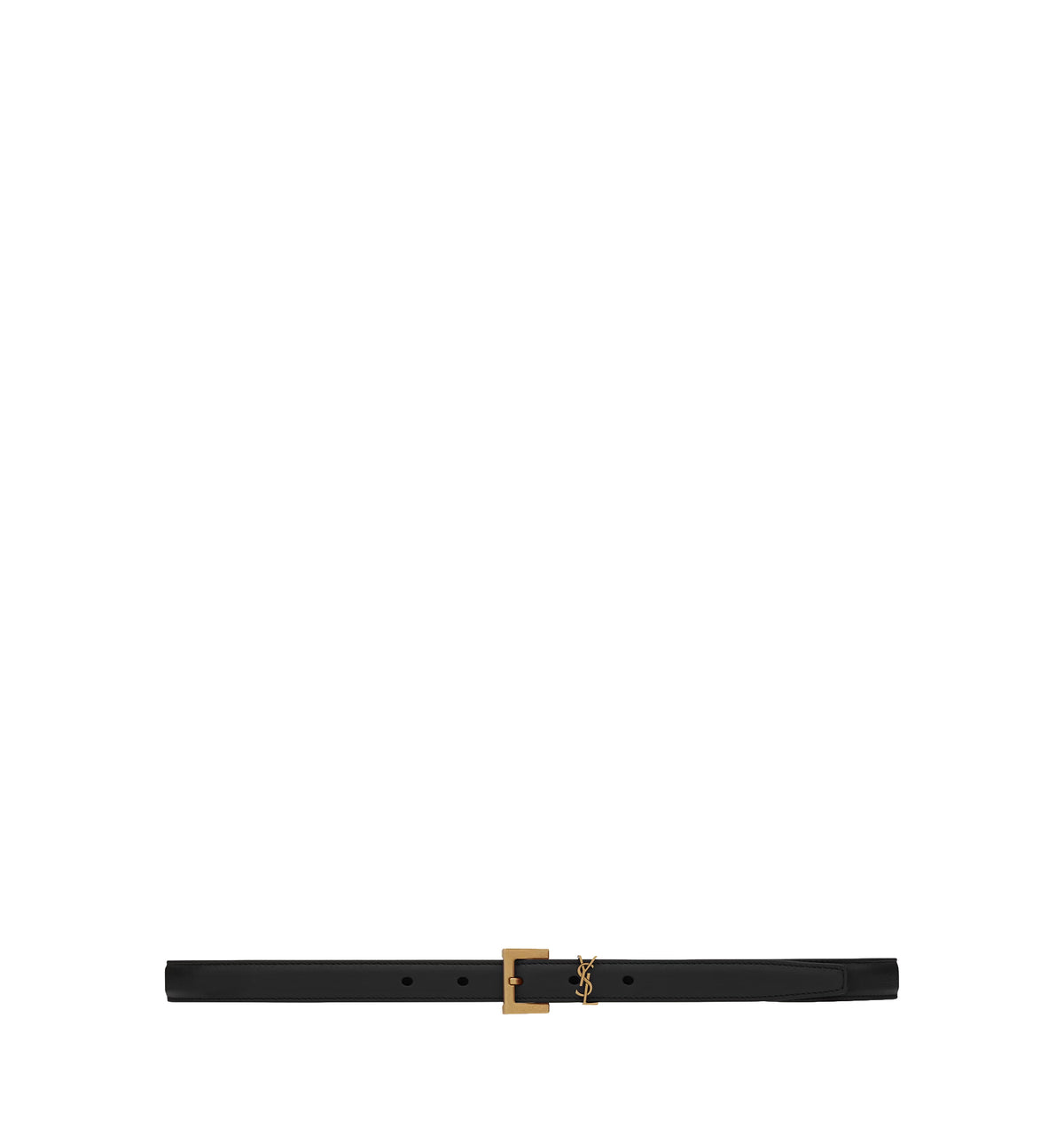 Cassandre Thin Belt in Smooth Leather