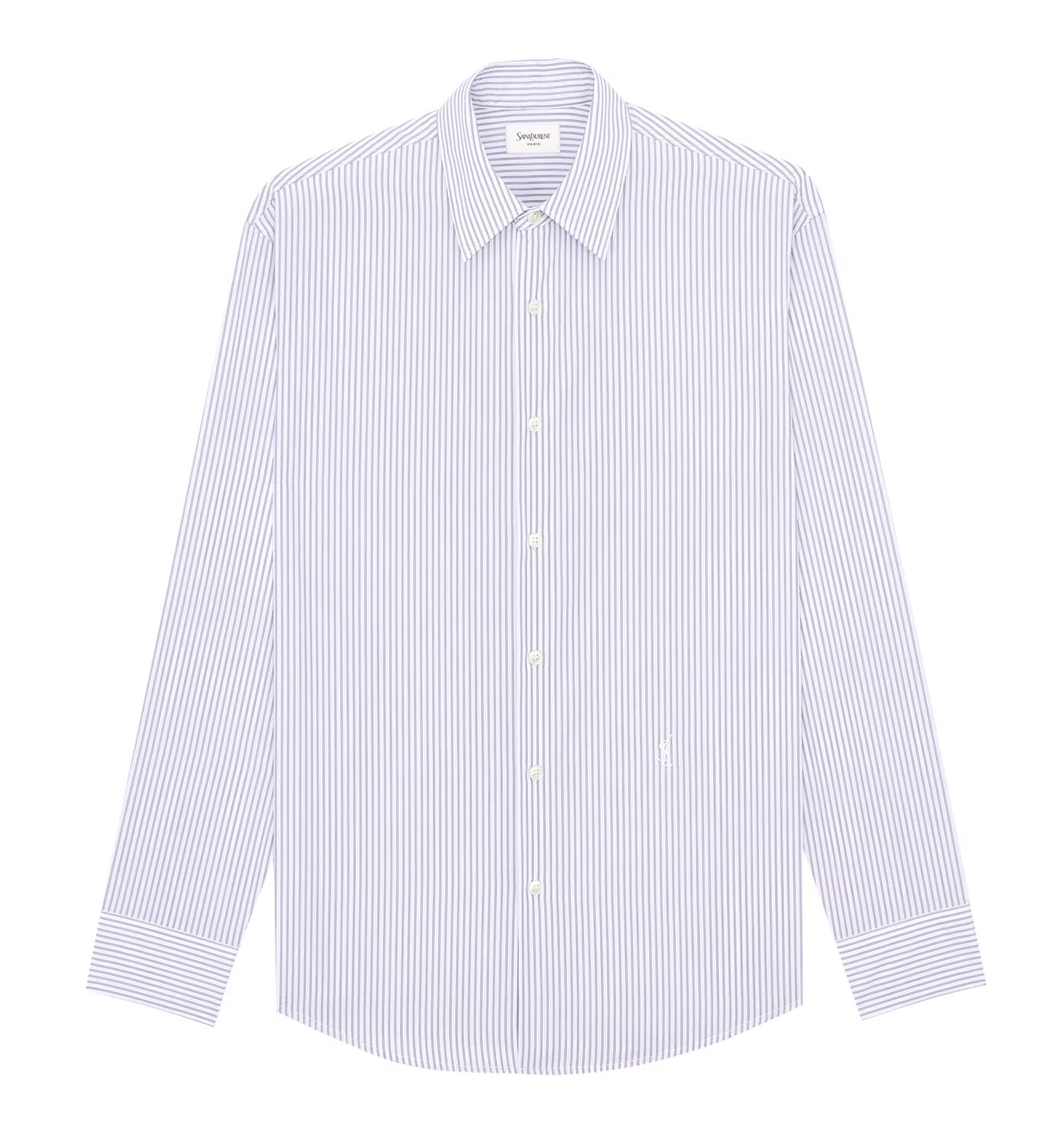 Cassandre Shirt In Striped Cotton Poplin