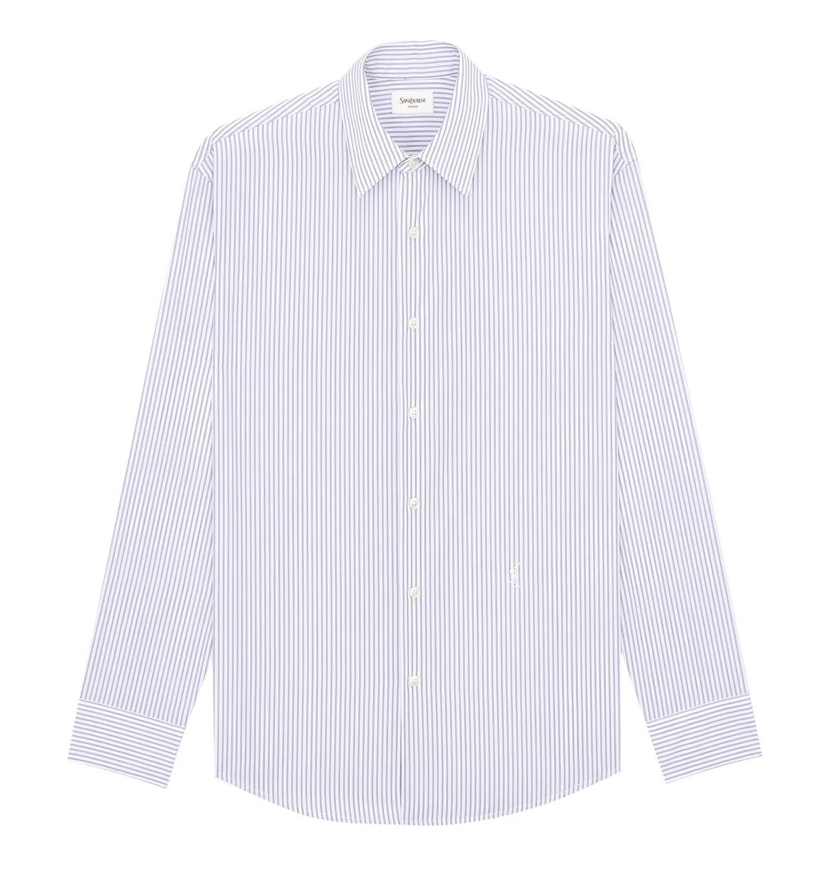 CASSANDRE shirt in striped cotton poplin