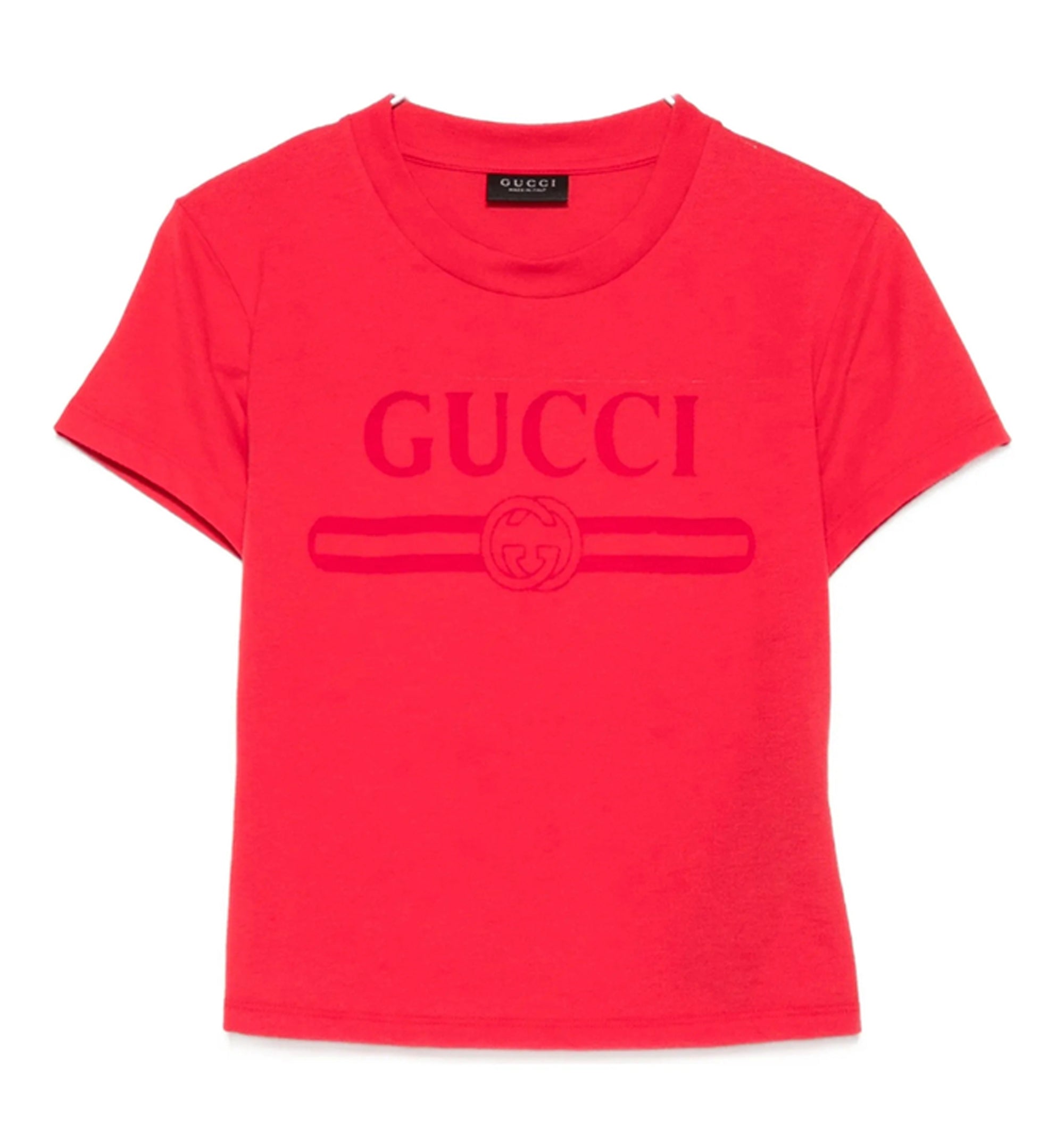 Cotton Jersey T-Shirt With Print