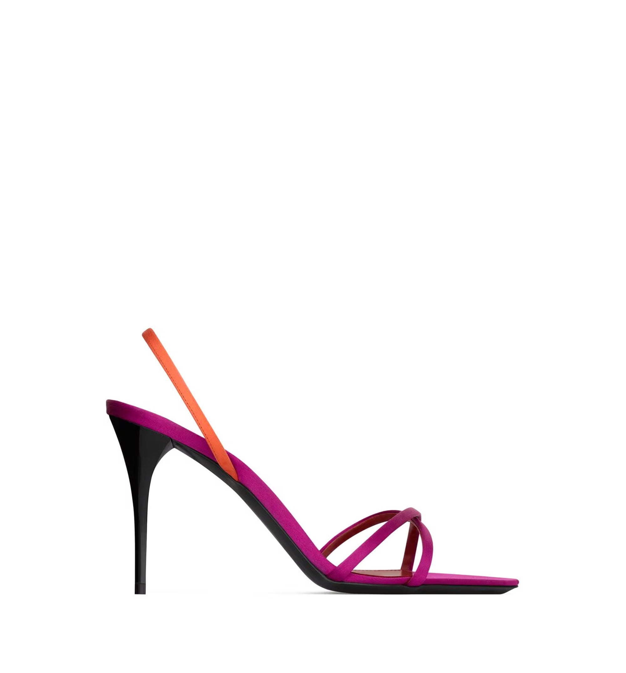 Justify Sandals In Two-Tone Satin