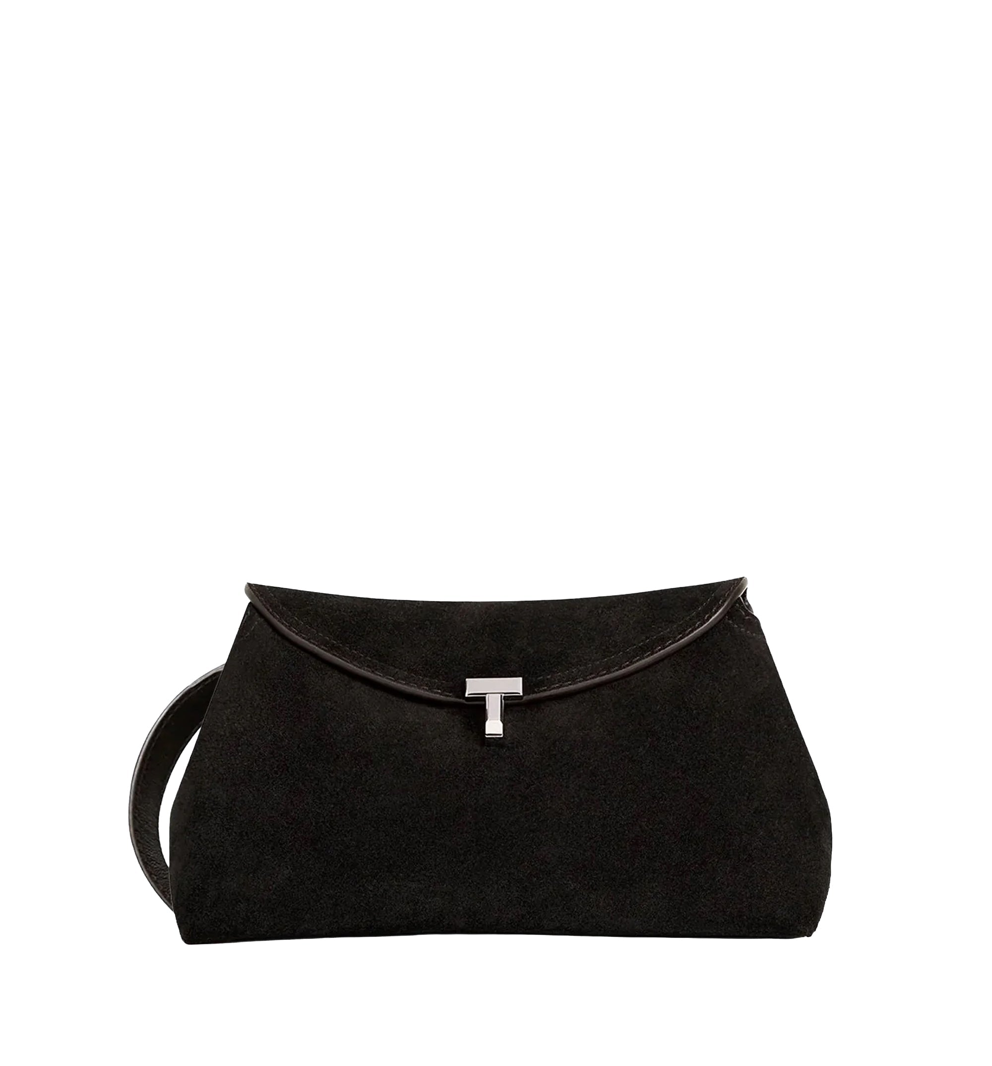 T-Lock Suede Clutch