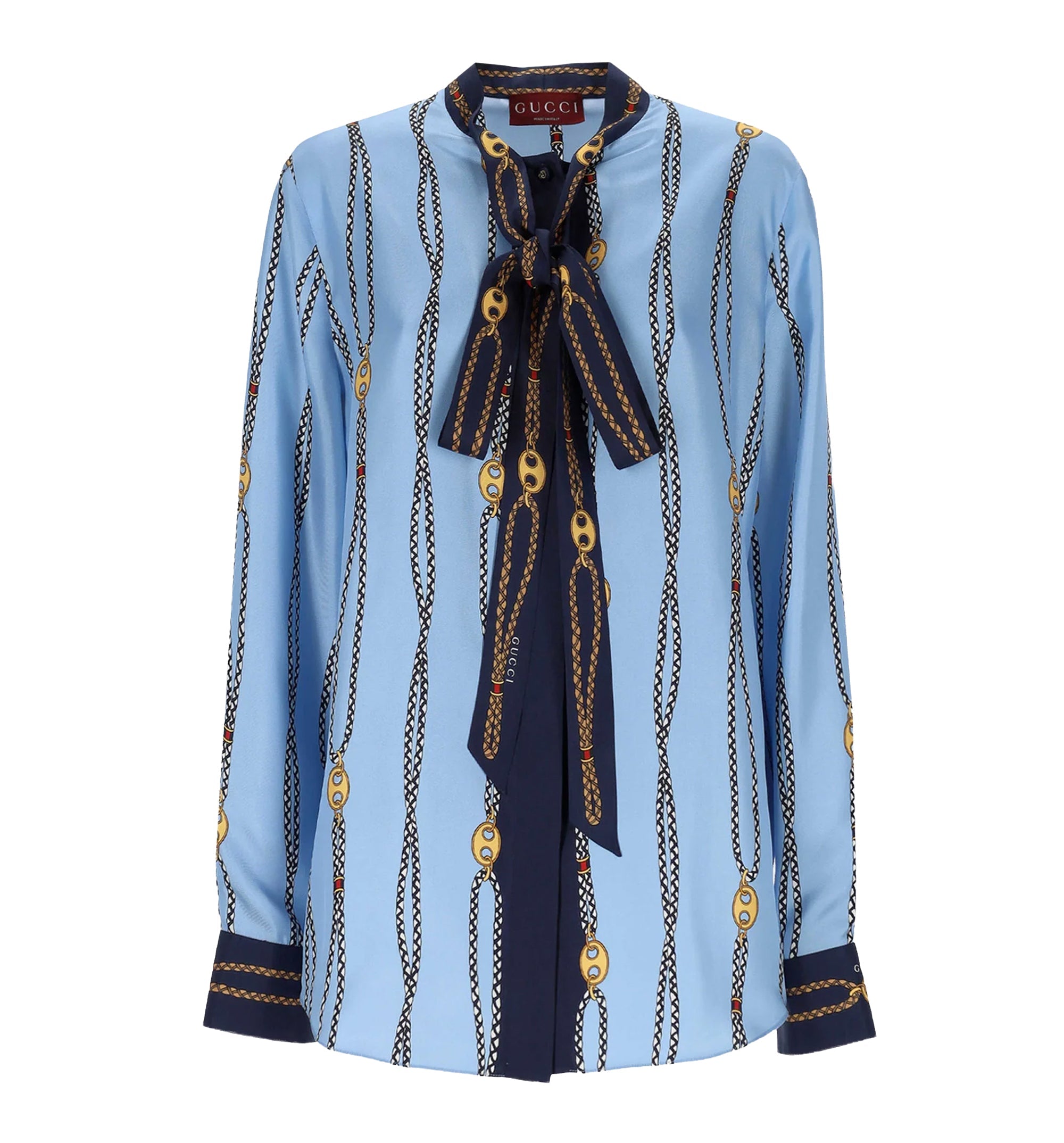 Printed Silk Twill Shirt