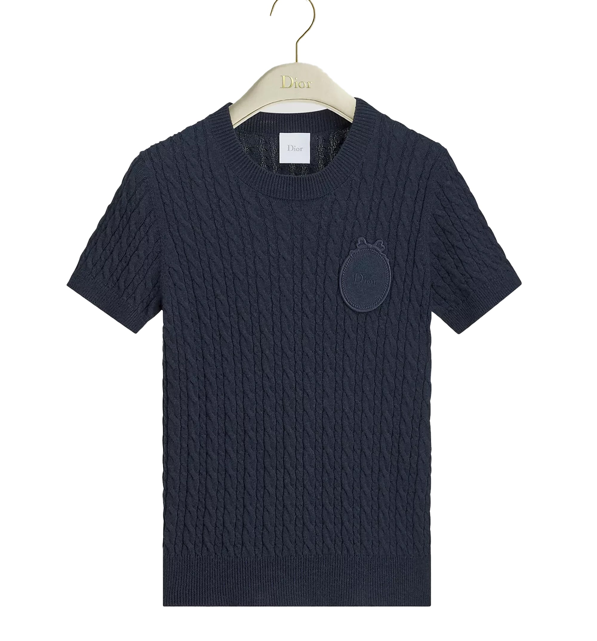 Short-sleeved Dior Médaillon Sweater