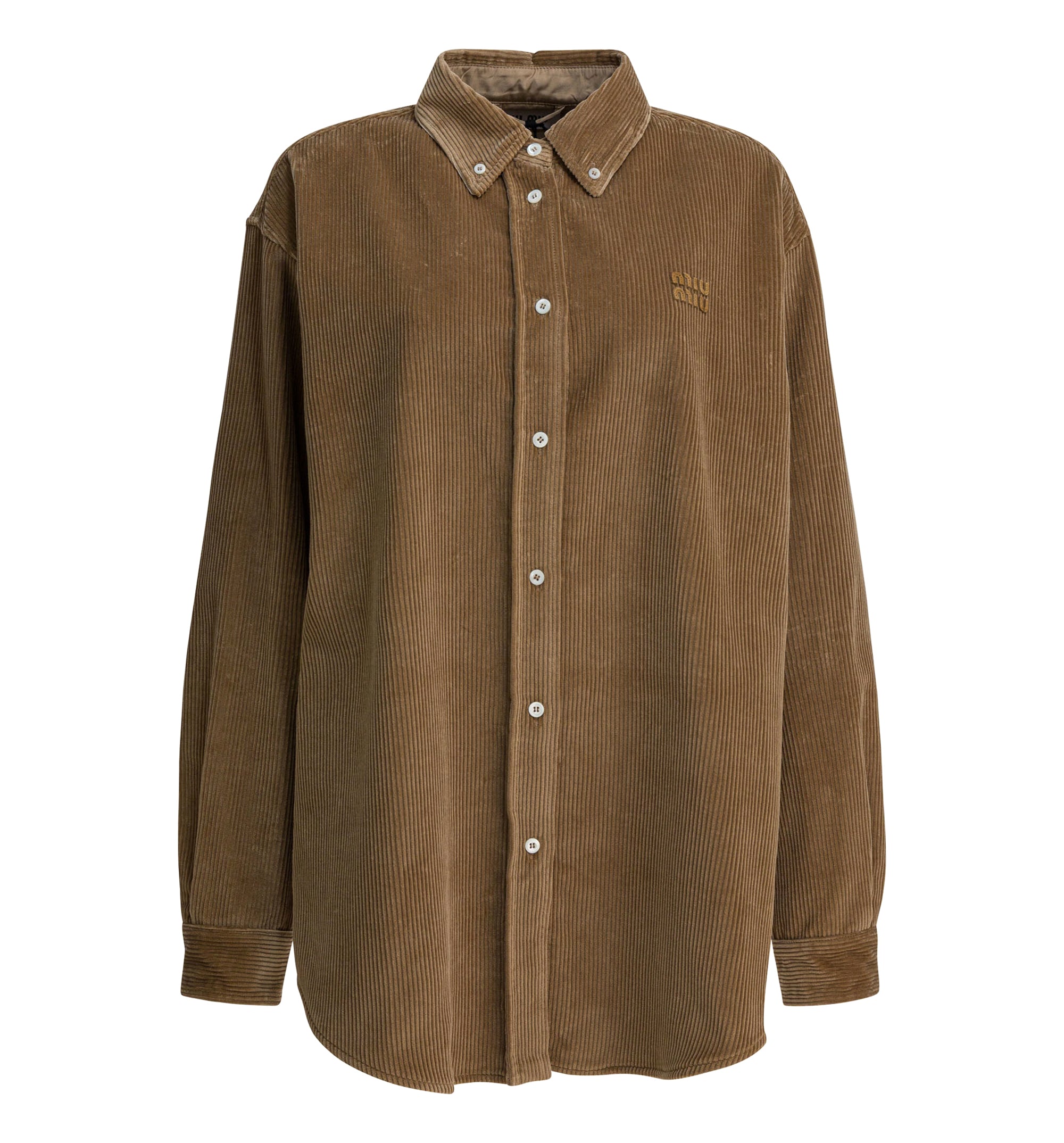 Corduroy And Suede Shirt