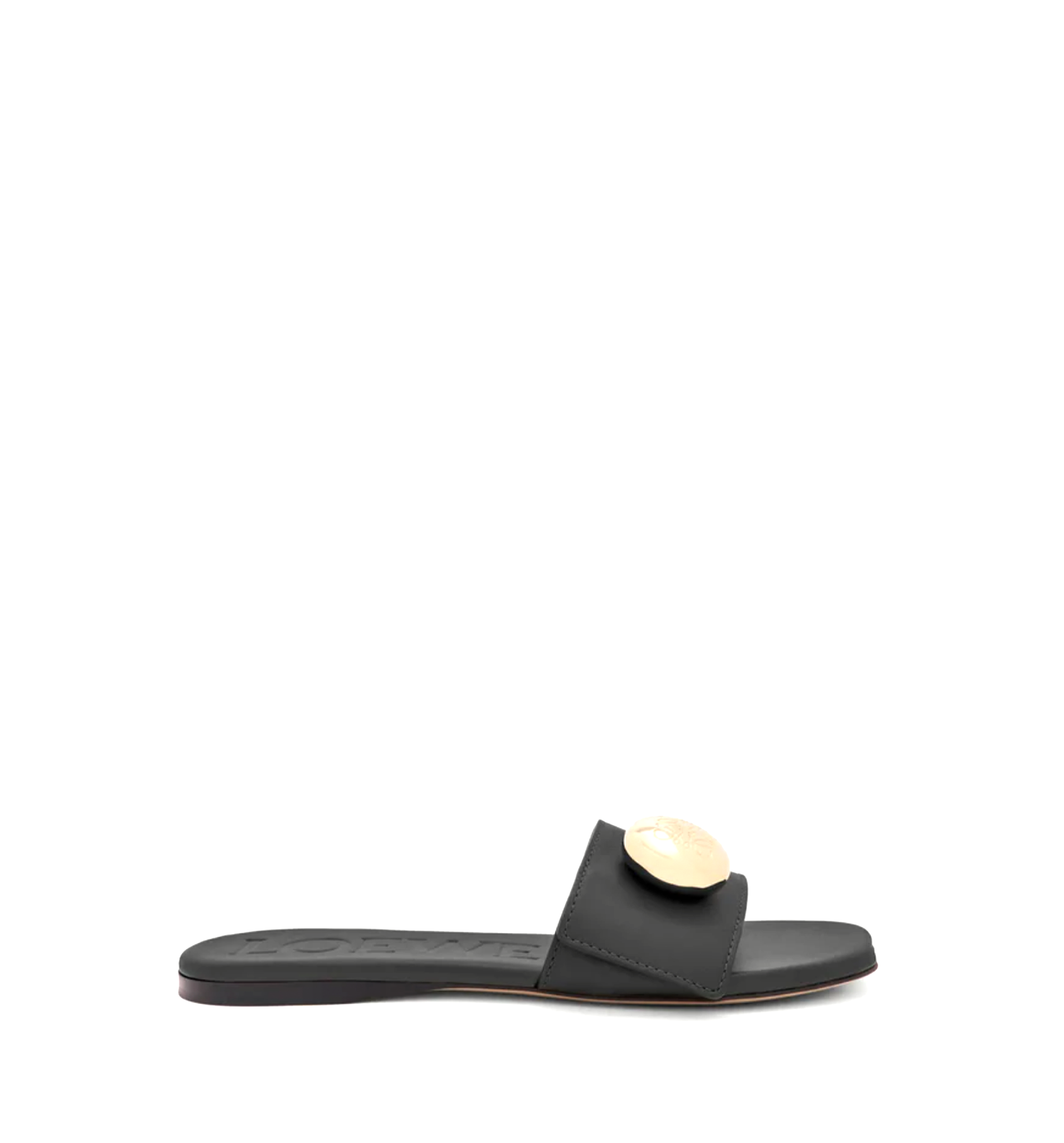 Pebble Slide in Soft Calfskin