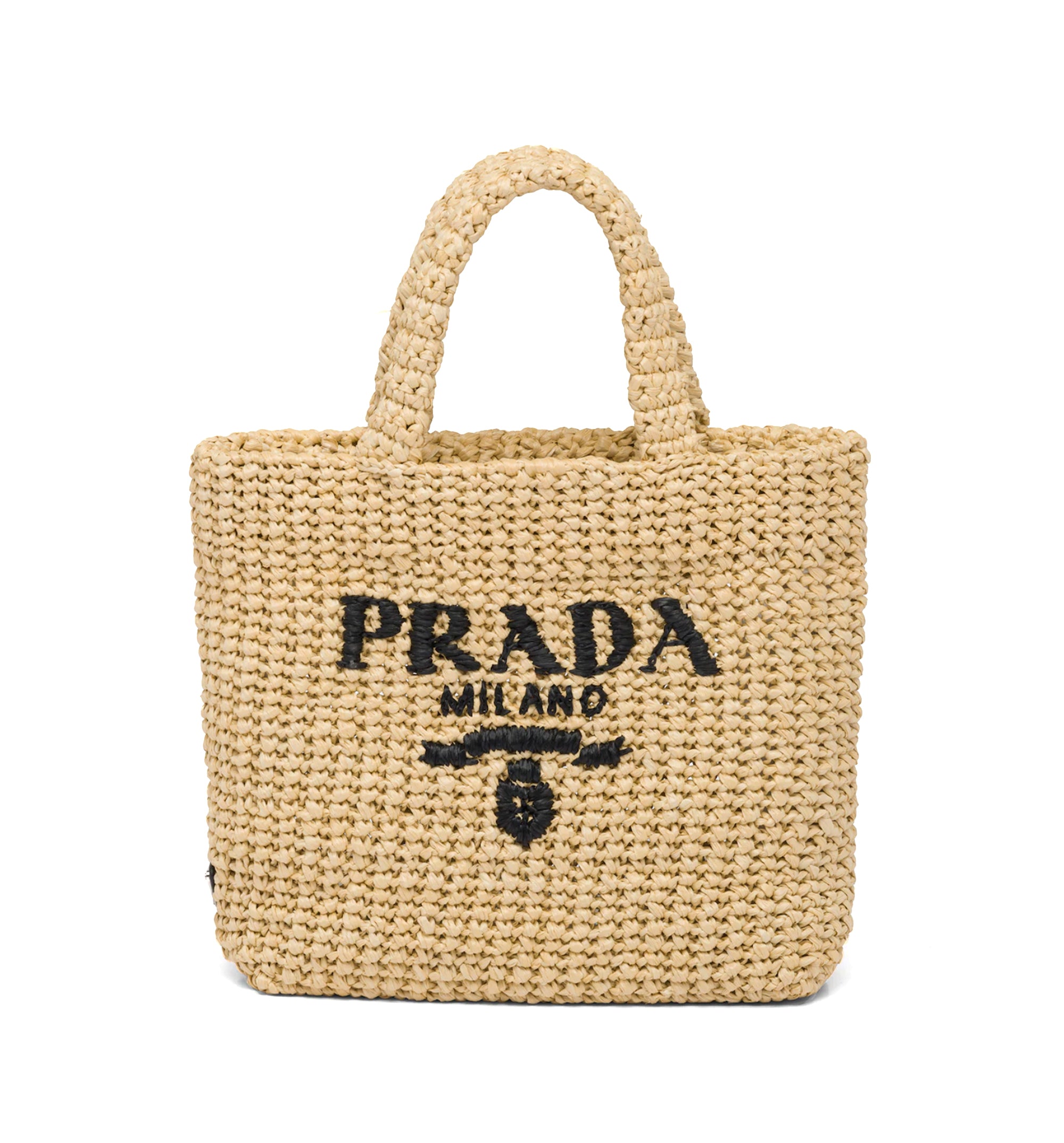 Small Raffia Tote Bag